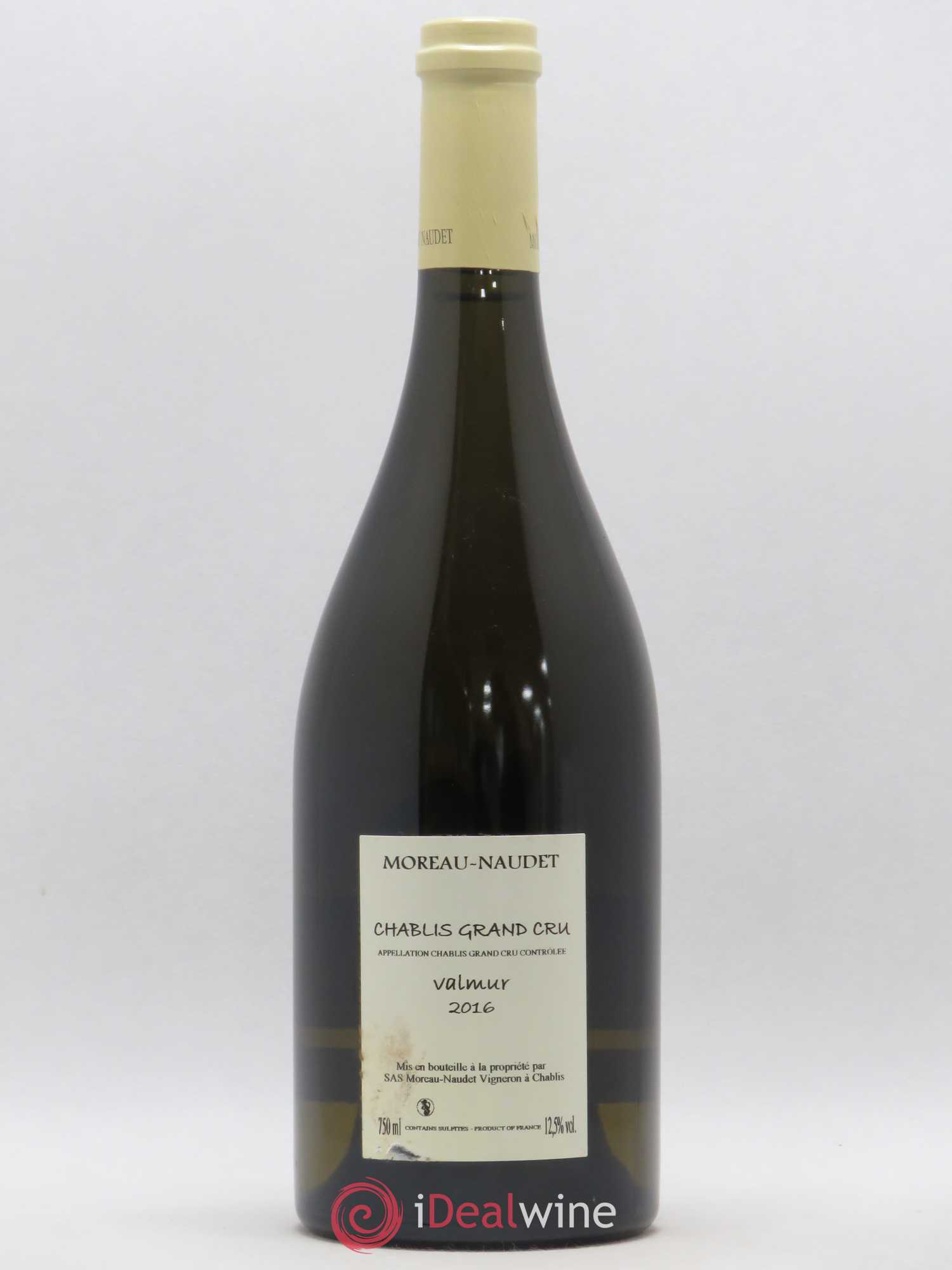 Chablis Grand Cru Valmur Moreau Naudet 2016 - Posten von 1 Flasche - 1