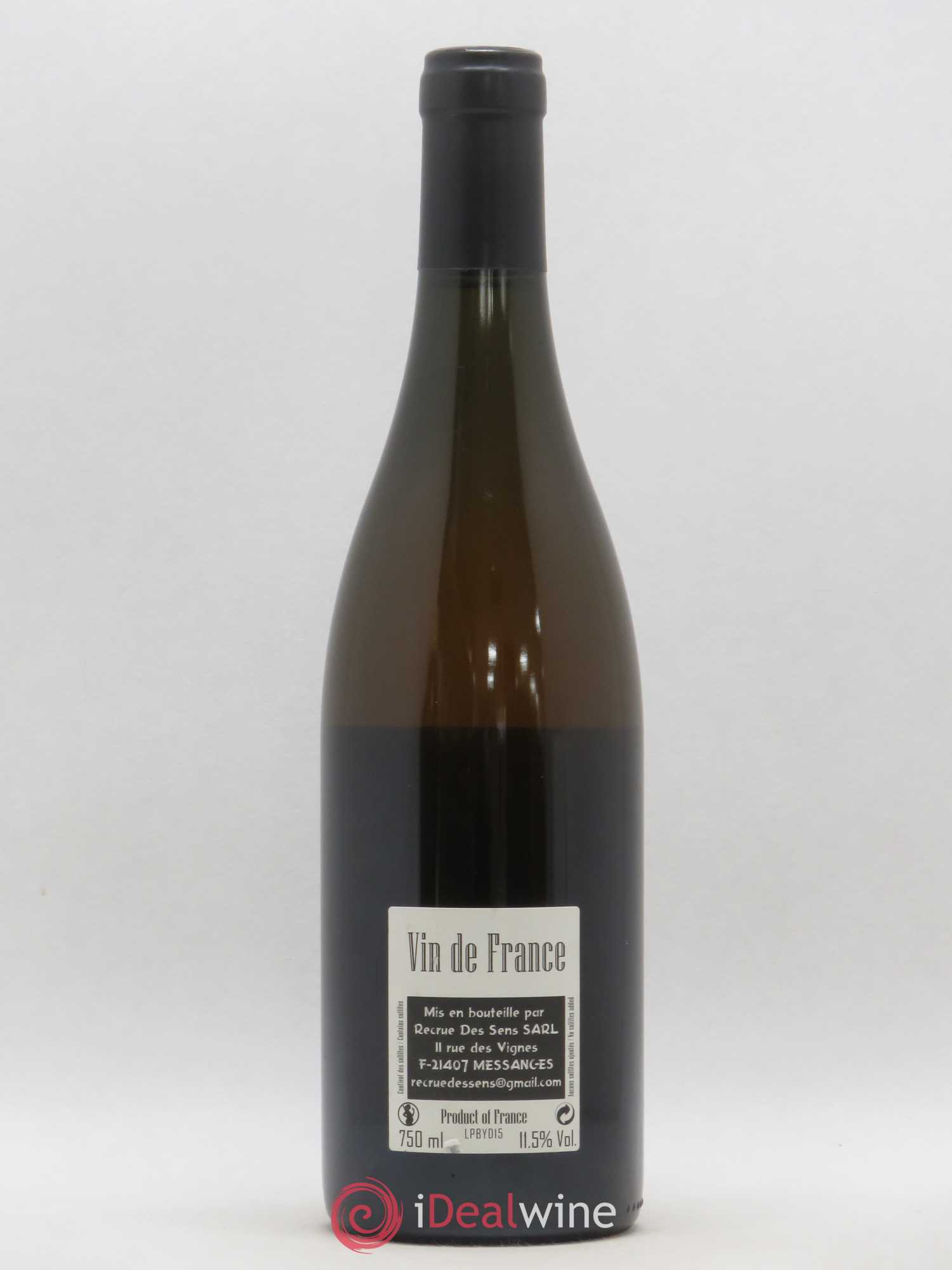 Vin de France Les Ponts Blancs Yann Durieux Recrue des Sens 2015 - Posten von 1 Flasche - 1
