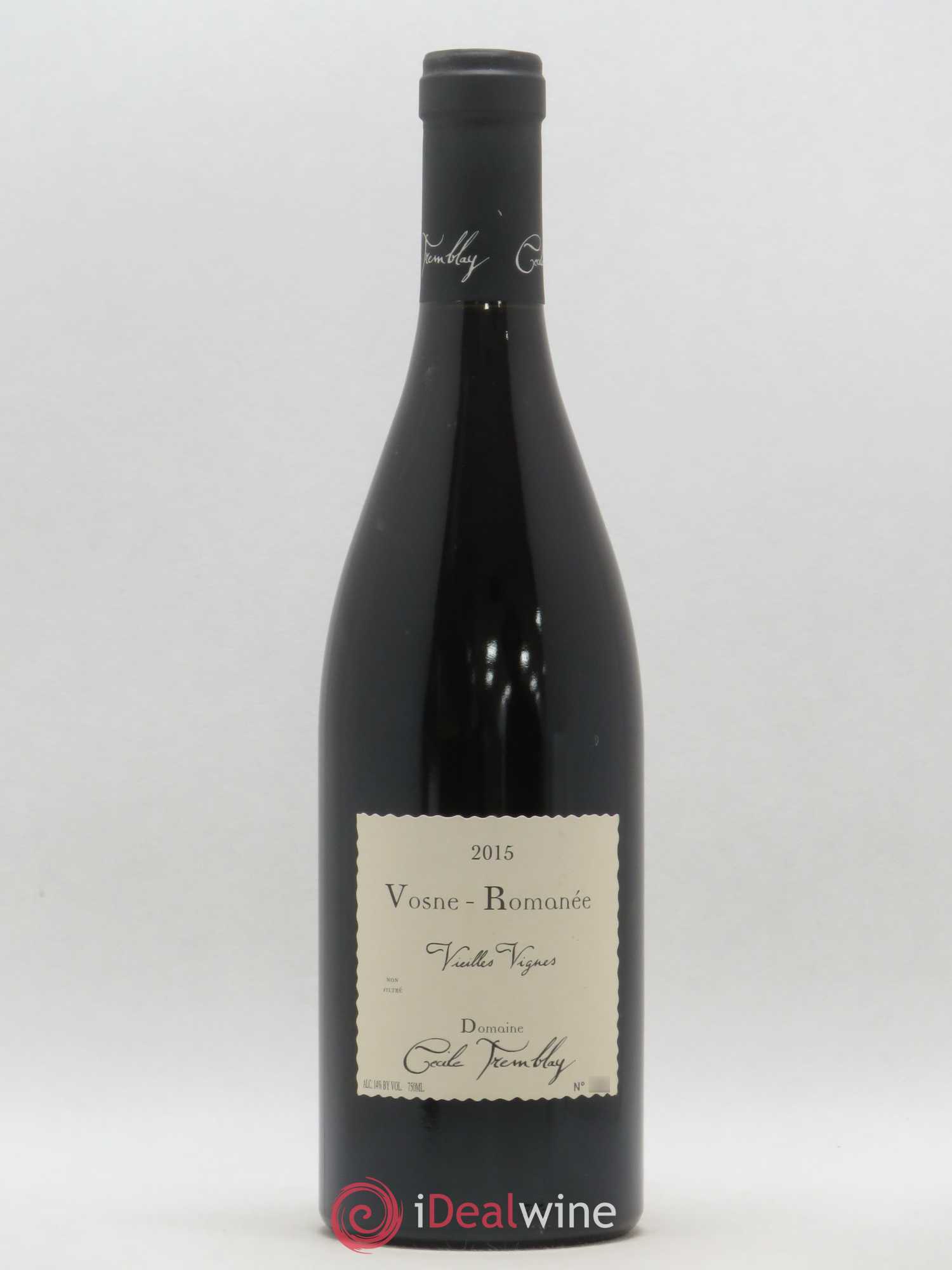Vosne-Romanée Vieilles Vignes Cécile Tremblay 2015 - Lot de 1 bouteille - 0