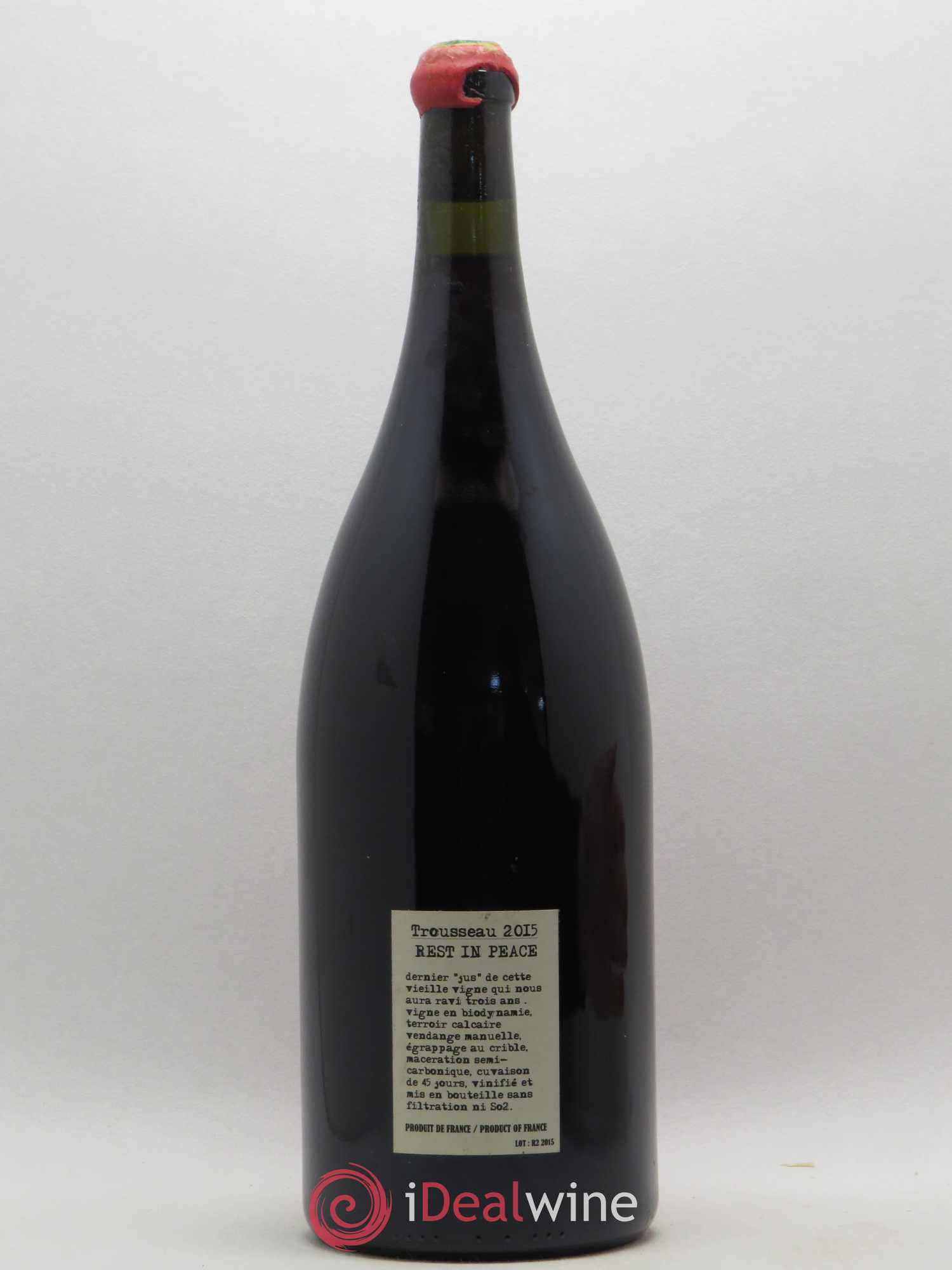 Arbois Rest In Peace Trousseau Bruyère Houillon 2015 - Posten von 1 Magnum - 1