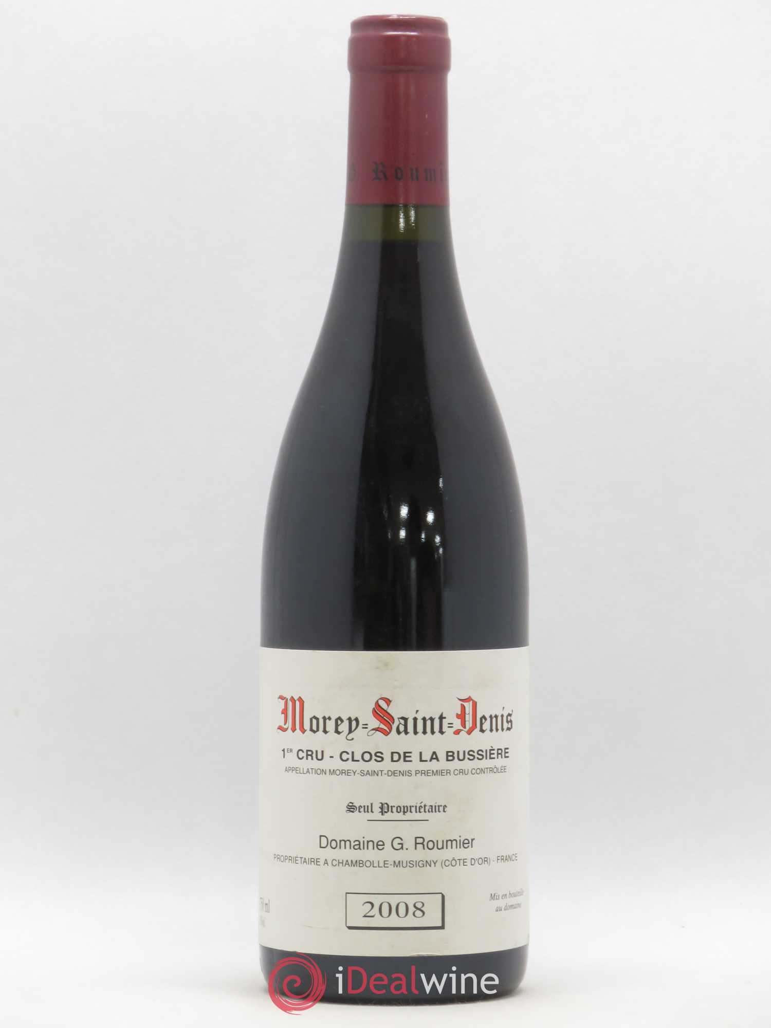 Morey-Saint-Denis 1er Cru Clos de la Bussière Georges Roumier (Domaine) 2008 - Lot de 1 bouteille - 0