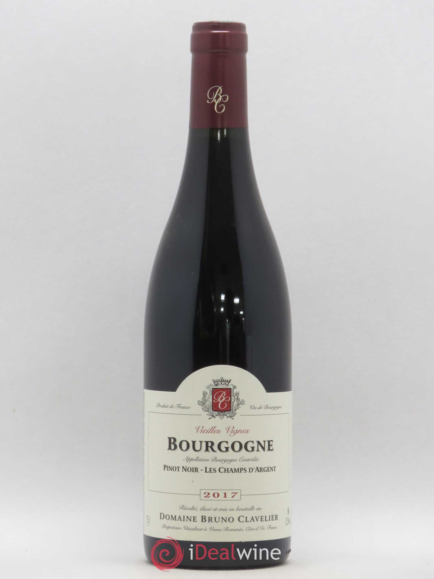 Bourgogne Les Champs d'Argents vieilles vignes Bruno Clavelier (sans prix de réserve) 2017 - Posten von 1 Flasche - 0