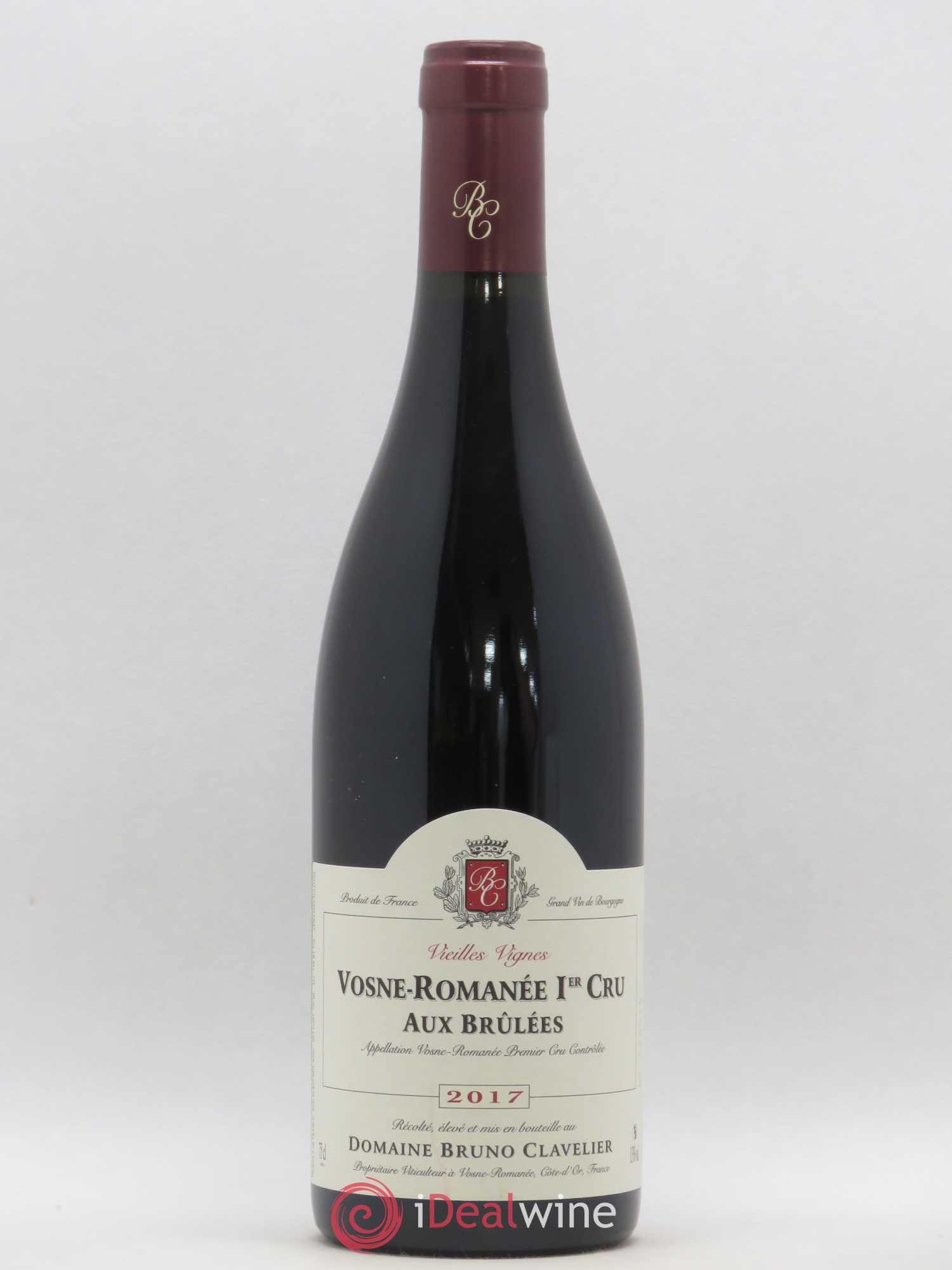 Vosne-Romanée 1er Cru Aux Brulées Vieilles Vignes Bruno Clavelier 2017 - Lot de 1 bouteille - 0