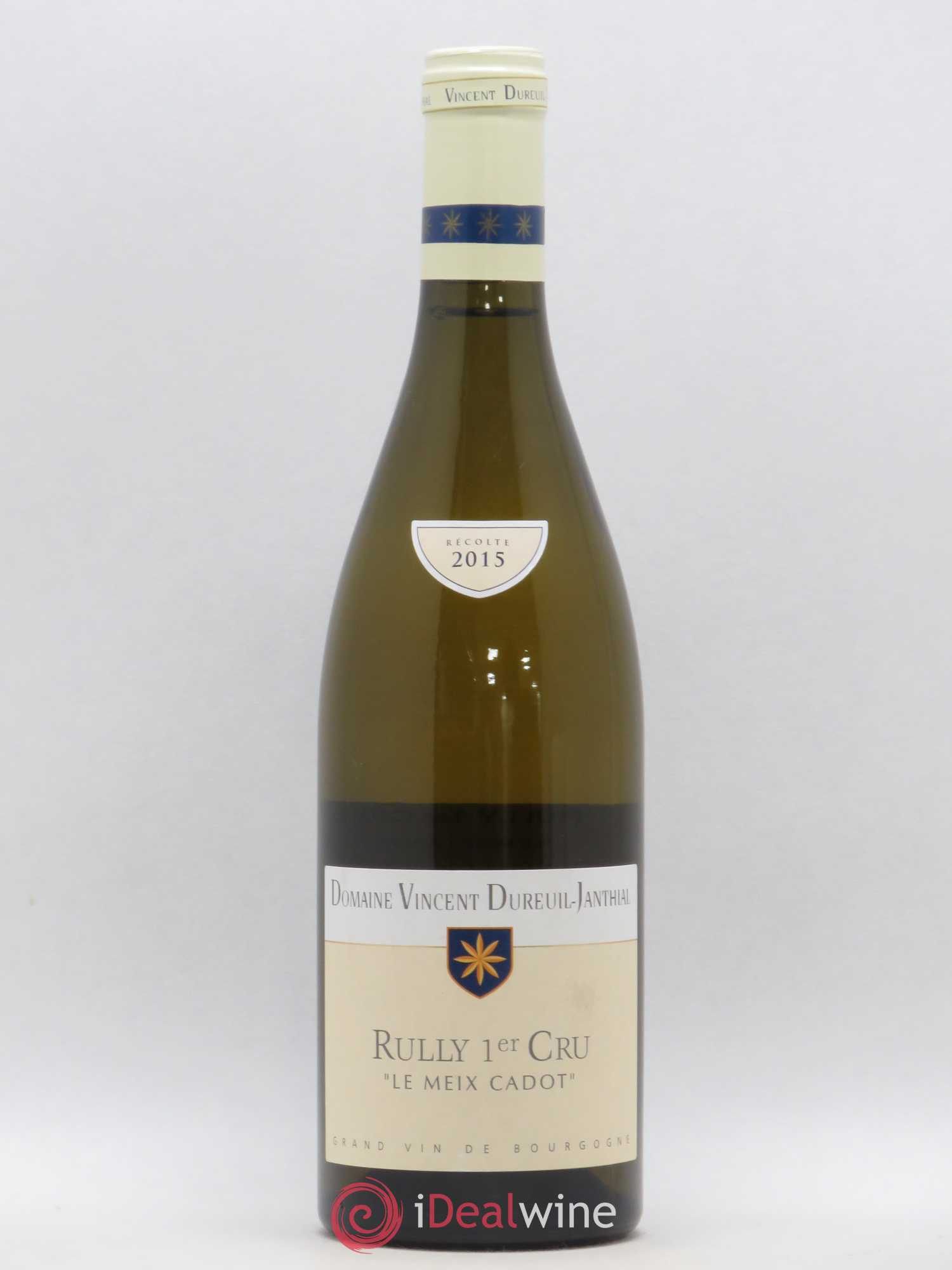 Rully 1er Cru Le Meix Cadot Vincent Dureuil-Janthial 2015 - Lot de 1 bouteille - 0