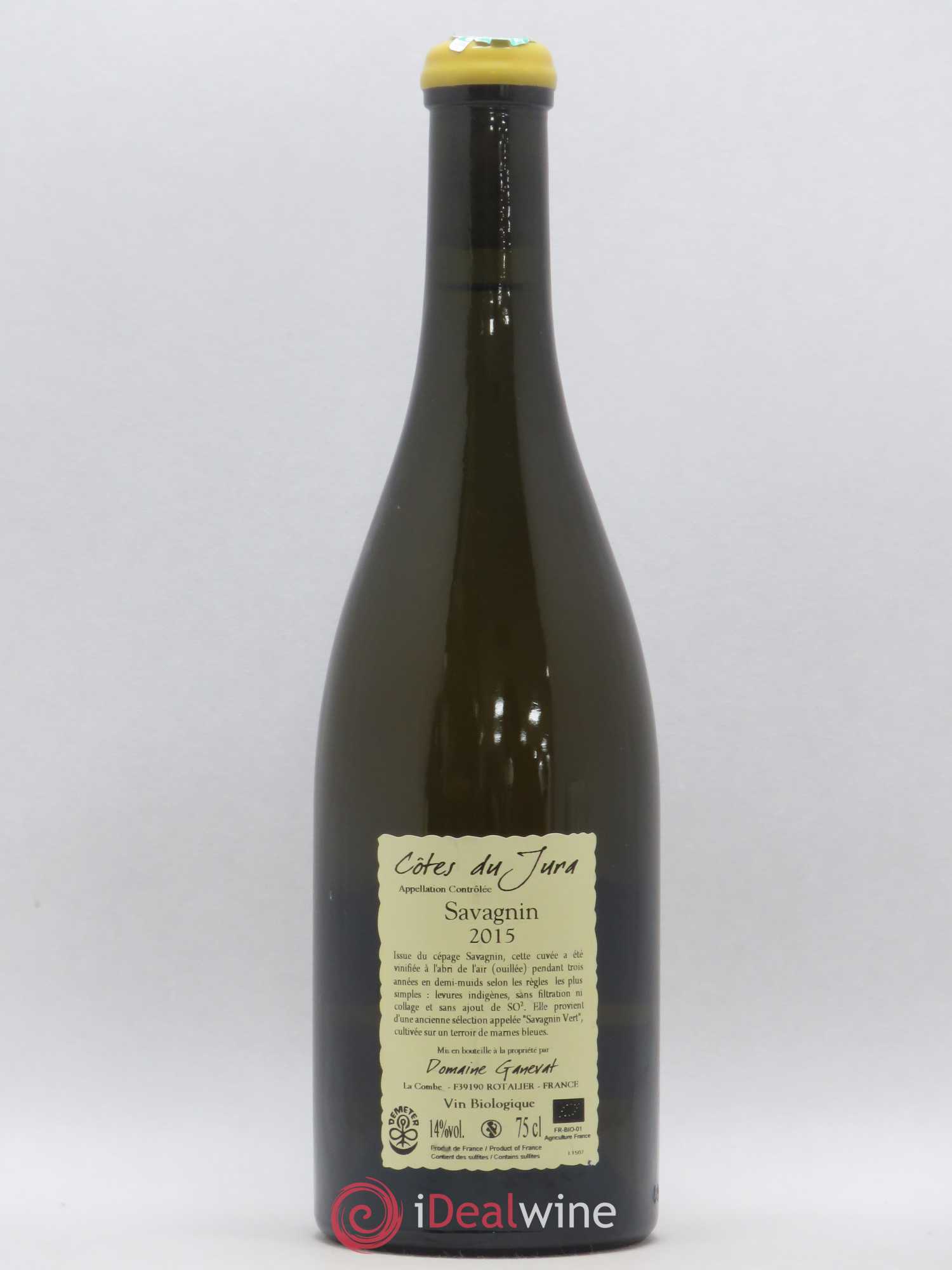 Côtes du Jura Les Chalasses Marnes Bleues Jean-François Ganevat (Domaine) 2015 - Lot de 1 bouteille - 1