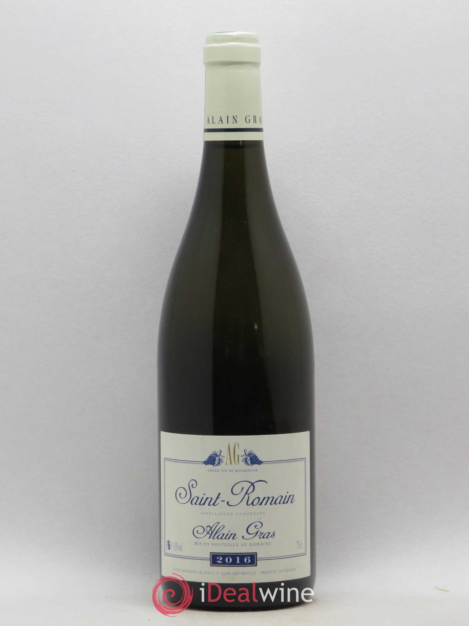 Saint-Romain Alain Gras (sans prix de réserve) 2016 - Lot de 1 bouteille - 0