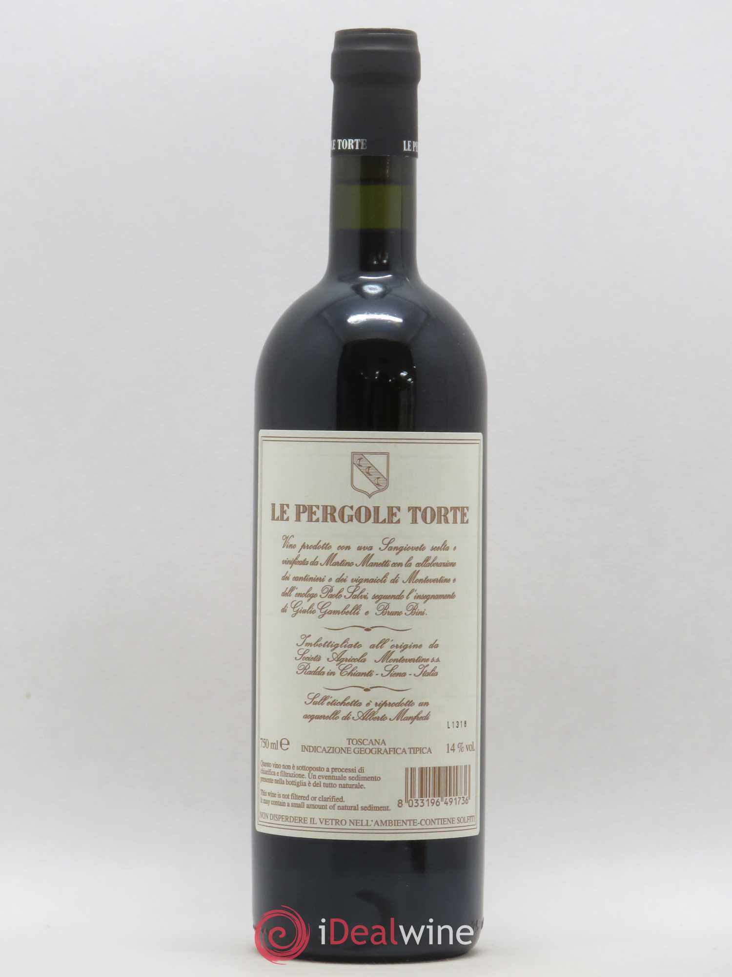 Toscana IGT Montevertine Le Pergole Torte Famille Manetti 2015 - Lot de 1 bouteille - 1