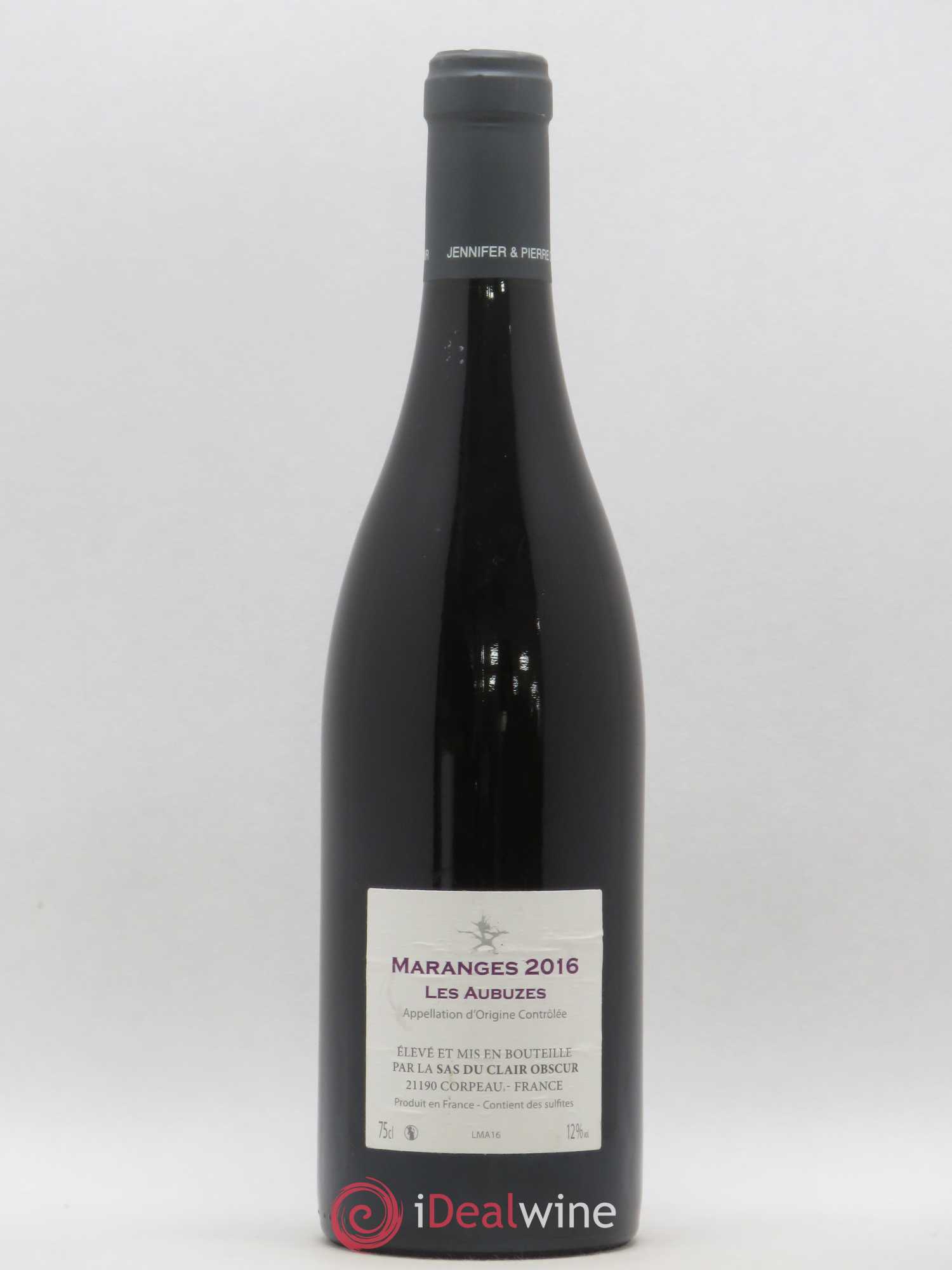 Maranges Les Aubuzes Clair Obscur 2016 - Lotto di 1 bottiglia - 1