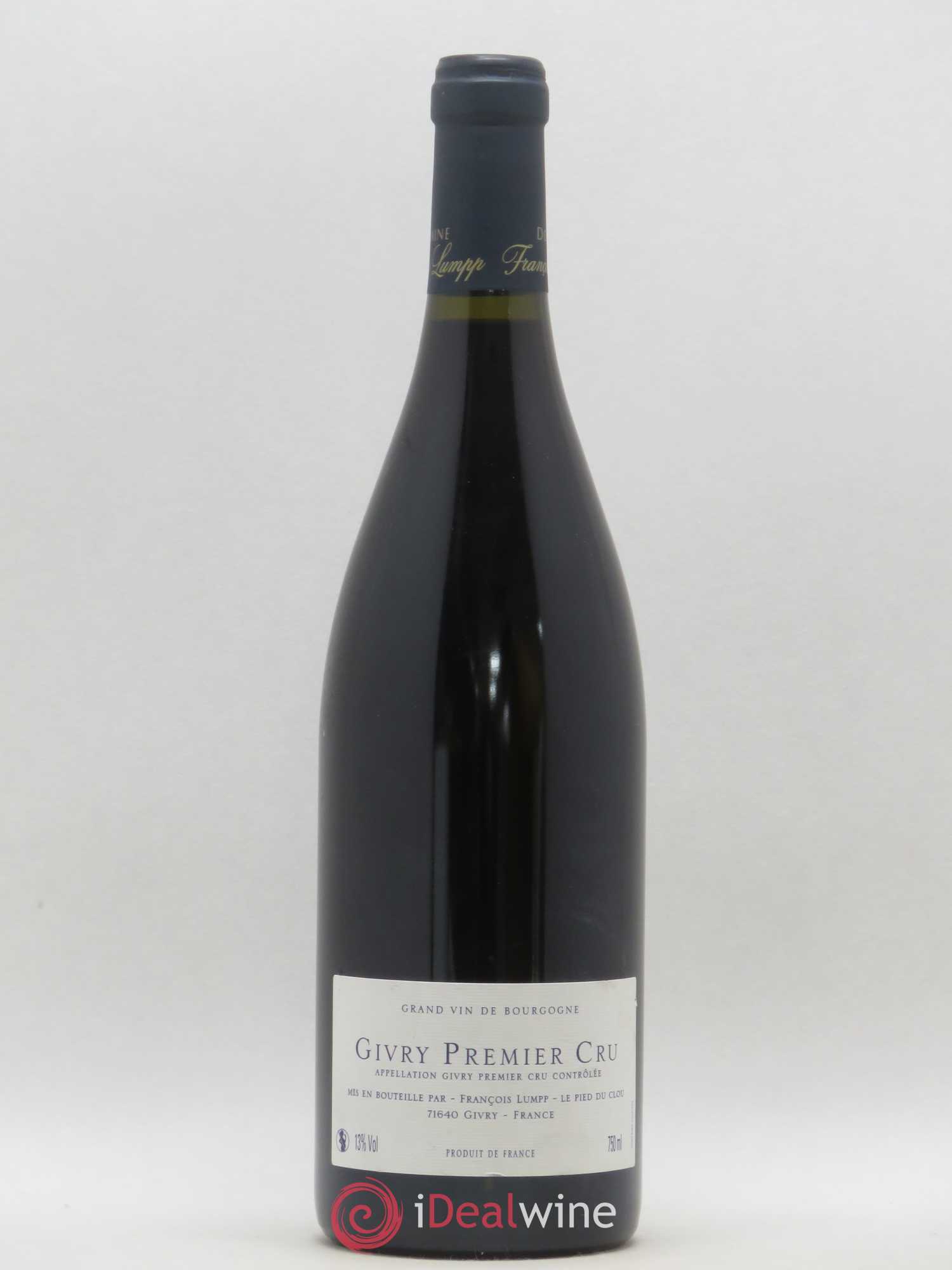 Givry 1er Cru A Vigne Rouge François Lumpp (Domaine) 2015 - Lot de 1 bouteille - 1