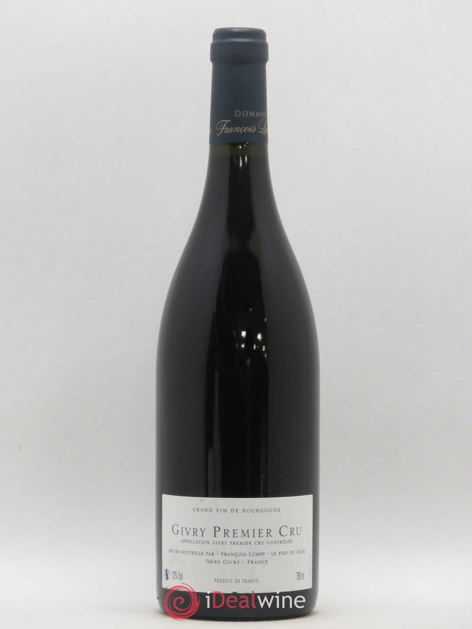 Givry 1er Cru Clos du Cras Long François Lumpp (Domaine) 2017 - Lot de 1 bouteille - 1