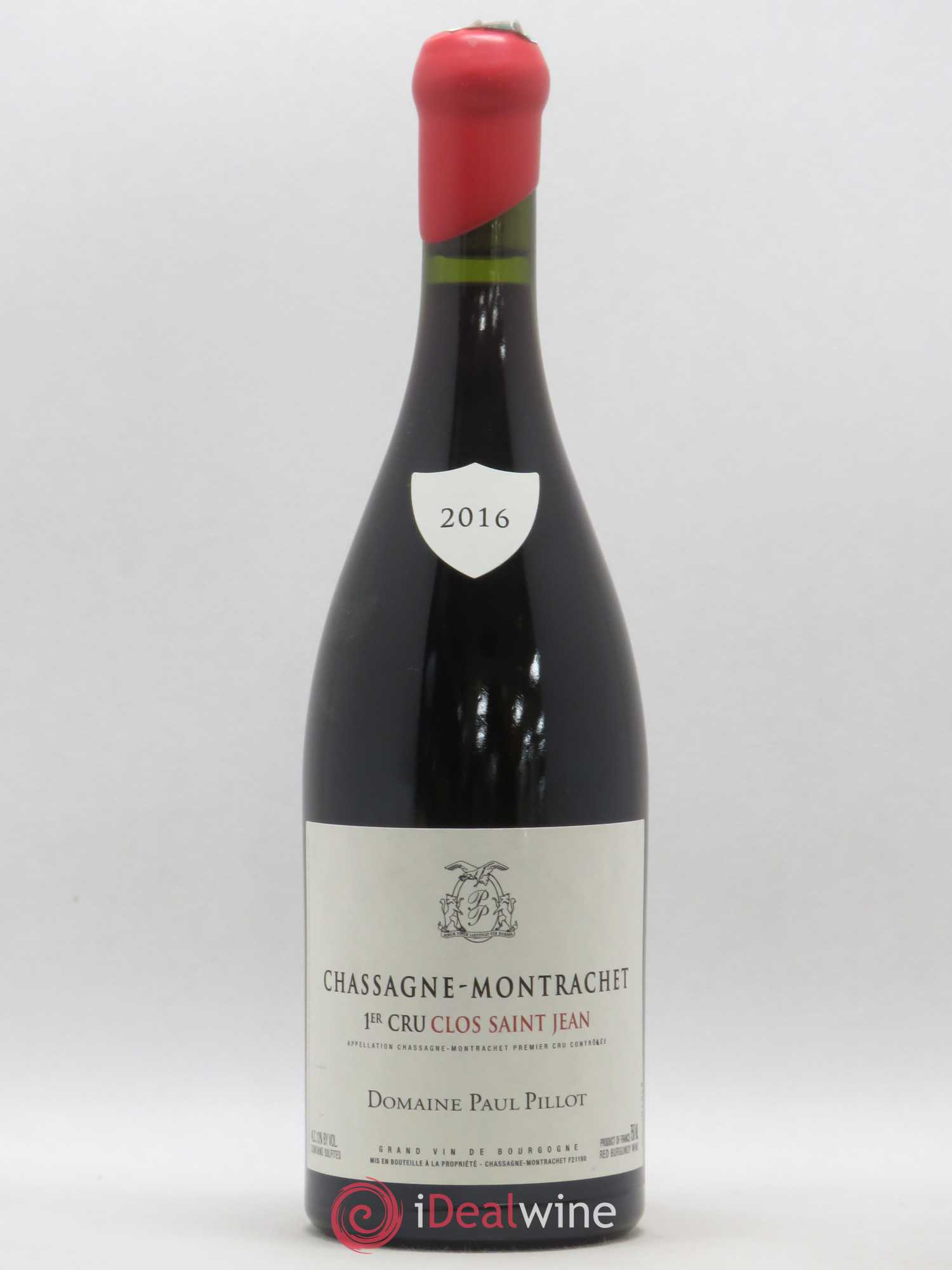 Chassagne-Montrachet 1er Cru Clos Saint-Jean Paul Pillot (Domaine) 2016 - Lot de 1 bouteille - 0