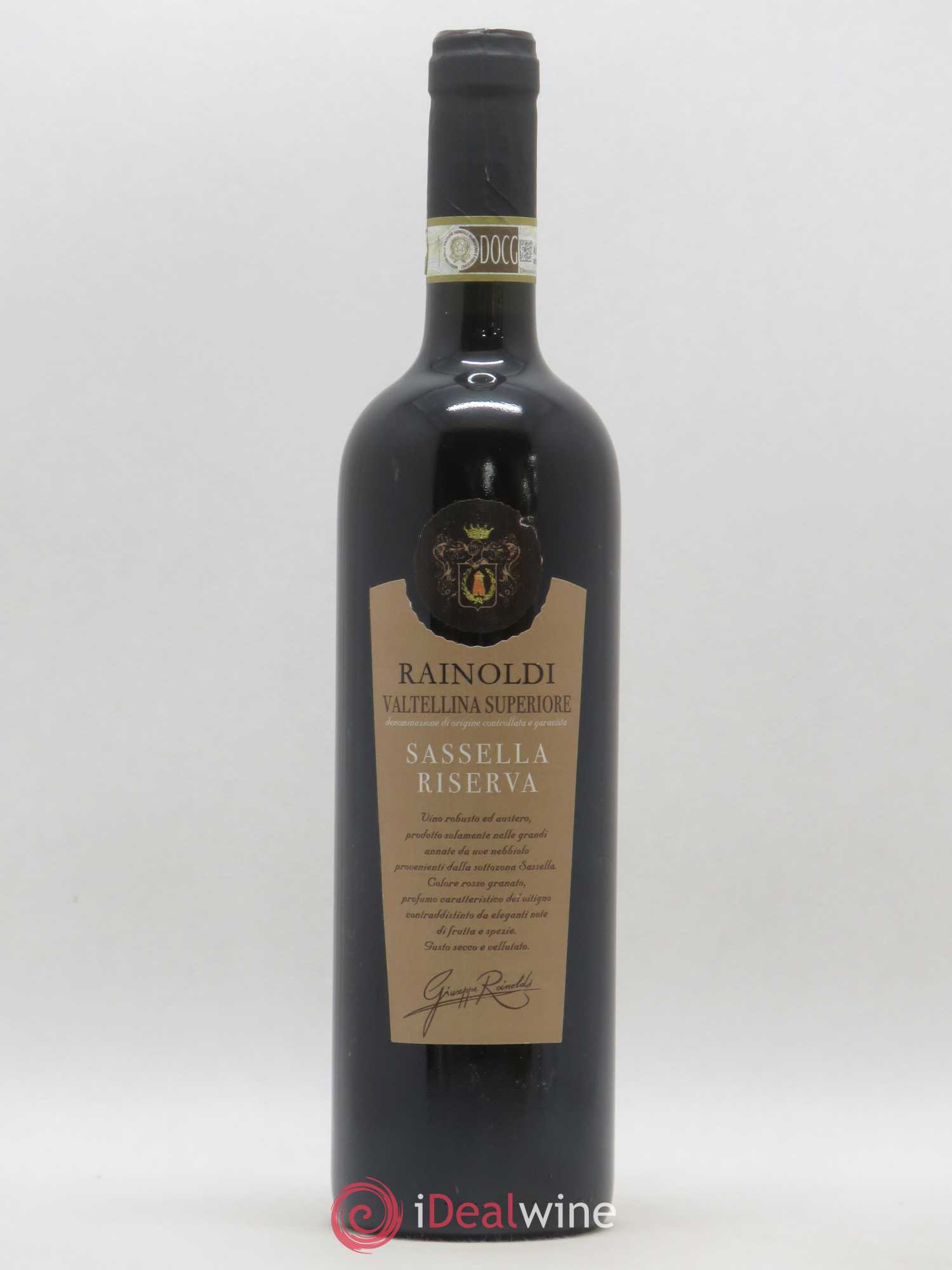 Italie Valtellina superiore Rainoldi Sassela Riserva 2013 - Lot de 1 bouteille - 0