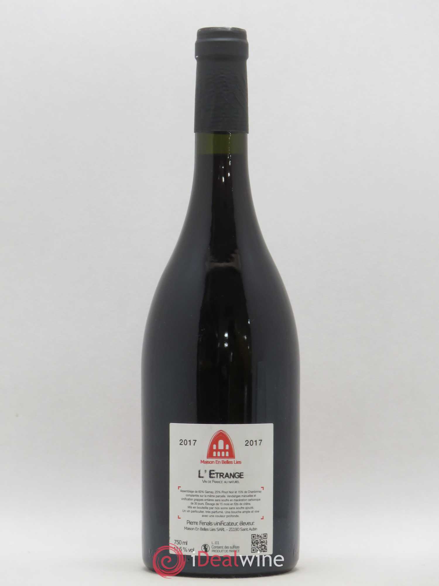Vin de France L'Etrange Maison En Belles Lies 2017 - Posten von 1 Flasche - 1