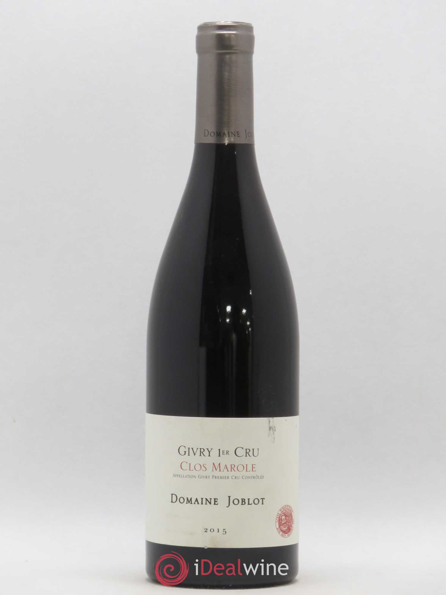 Givry 1er Cru Clos Marole Joblot (Domaine) 2015 - Lot de 1 bouteille - 0