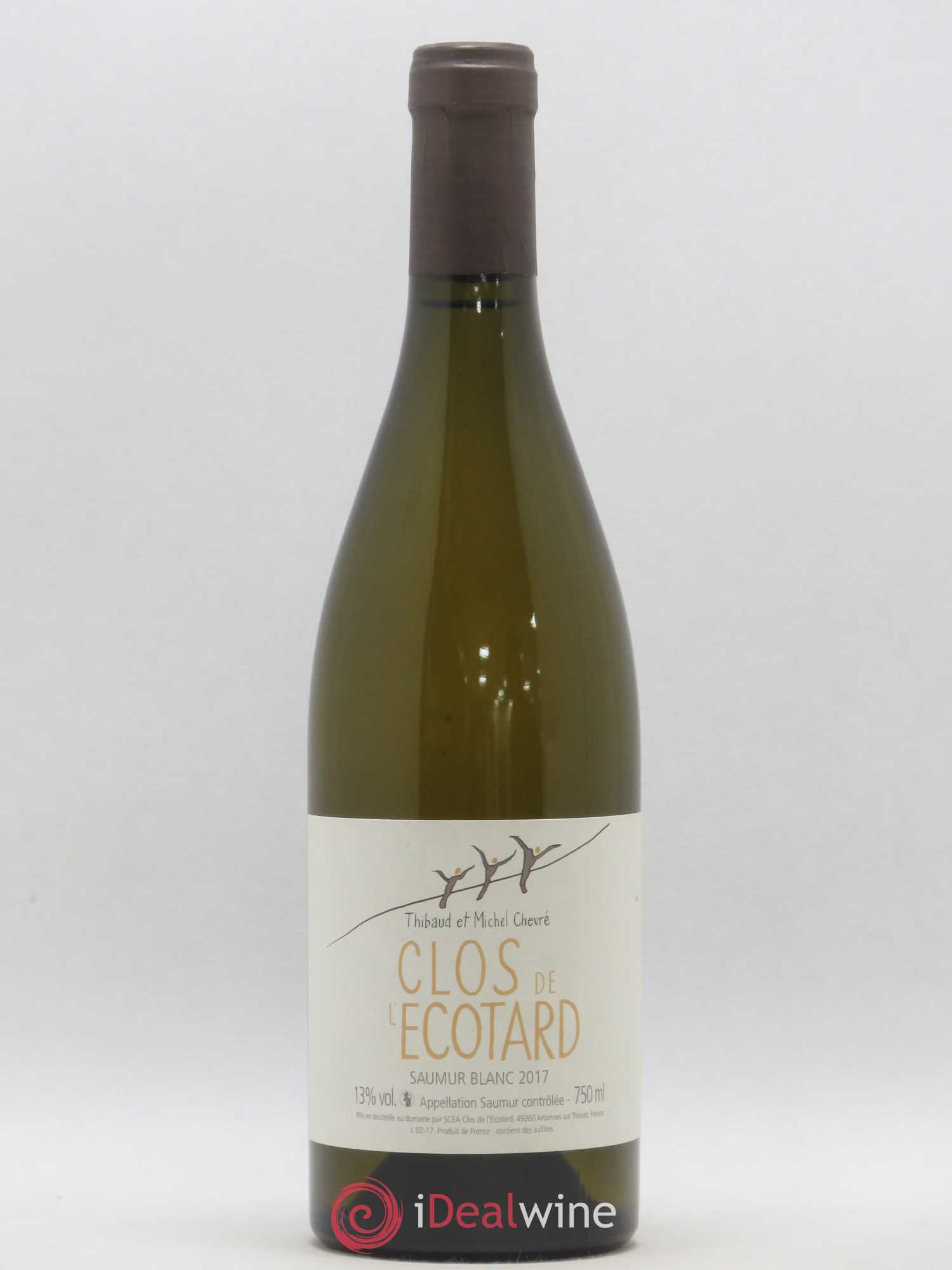 Saumur Clos de L'Ecotard Michel Chevré (sans prix de réserve) 2017 - Posten von 1 Flasche - 0