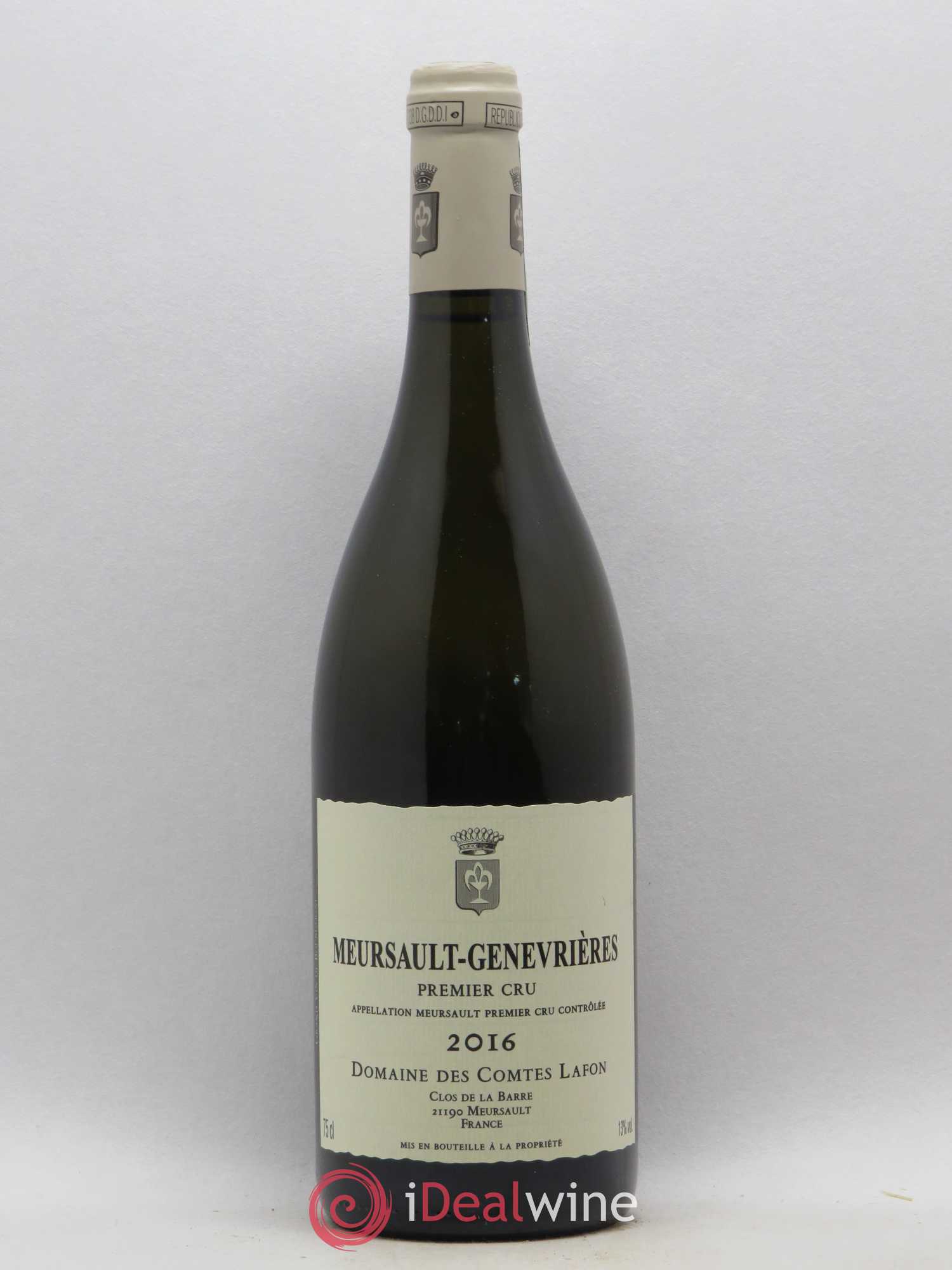 Meursault 1er Cru Genevrières Comtes Lafon (Domaine des) 2016 - Lot de 1 bouteille - 0