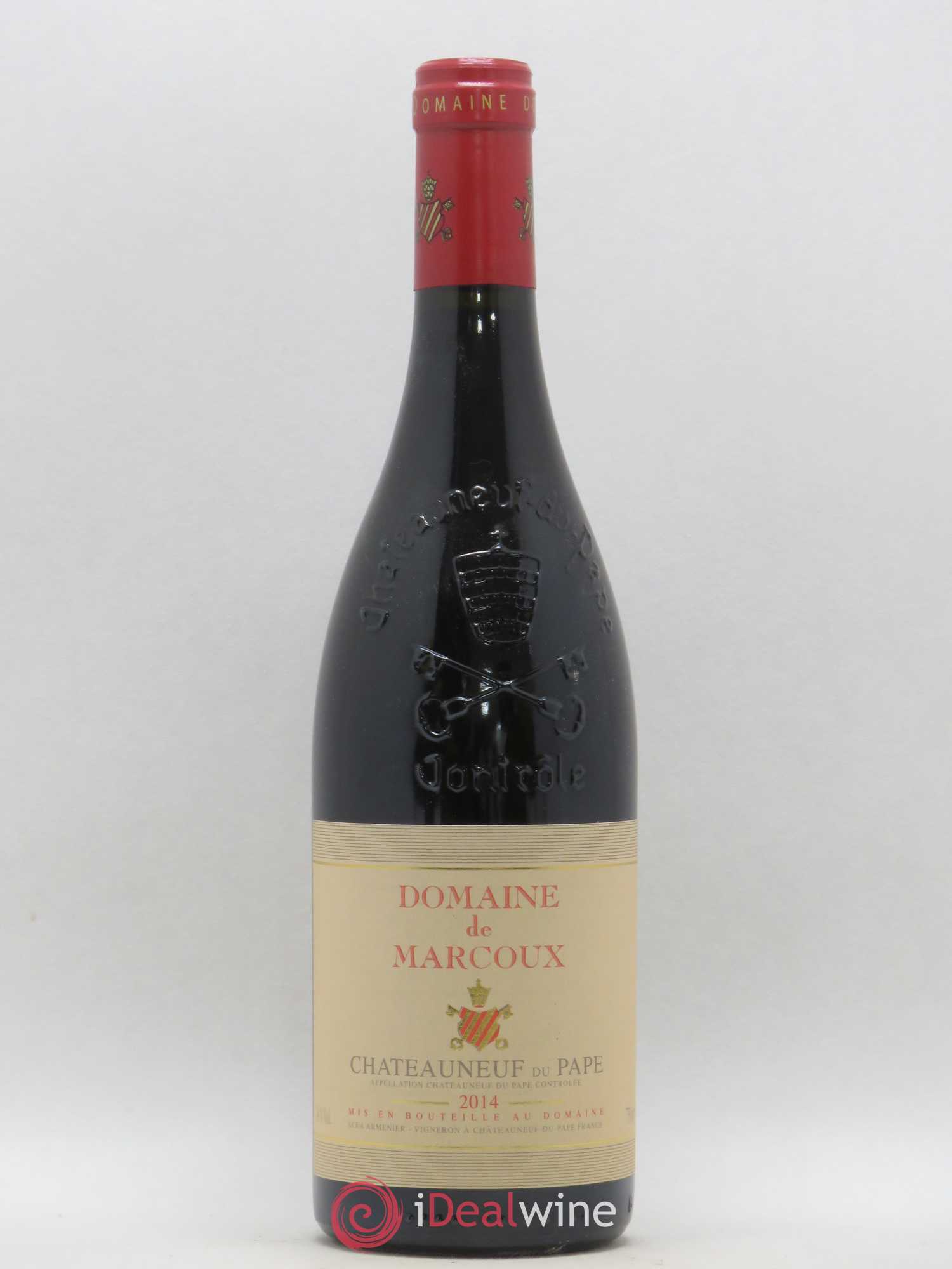 Châteauneuf-du-Pape Marcoux (Domaine de) 2014 - Lot de 1 bouteille - 0