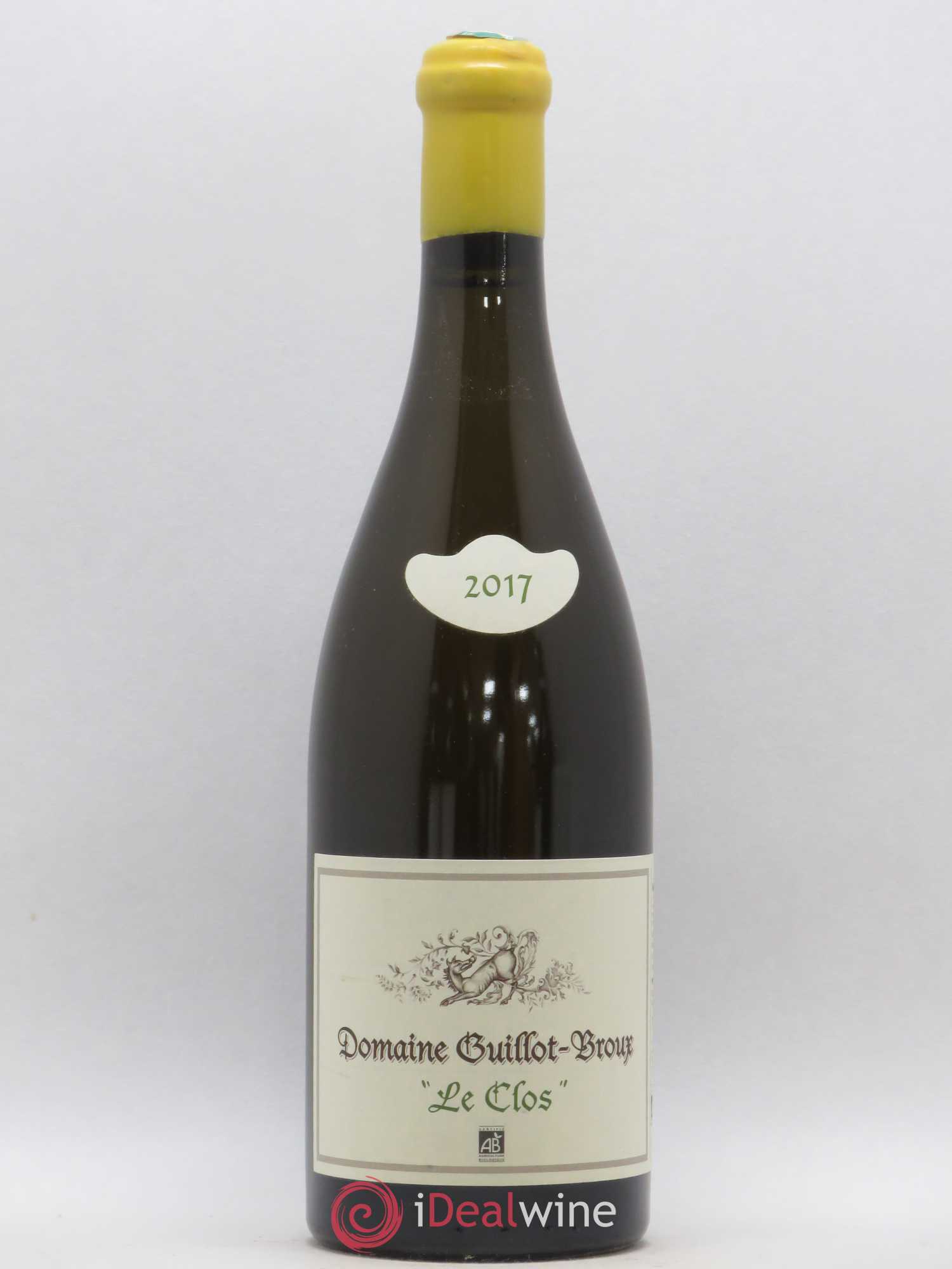 Mâcon Cruzille Le Clos Guillot Broux 2017 - Posten von 1 Flasche - 0