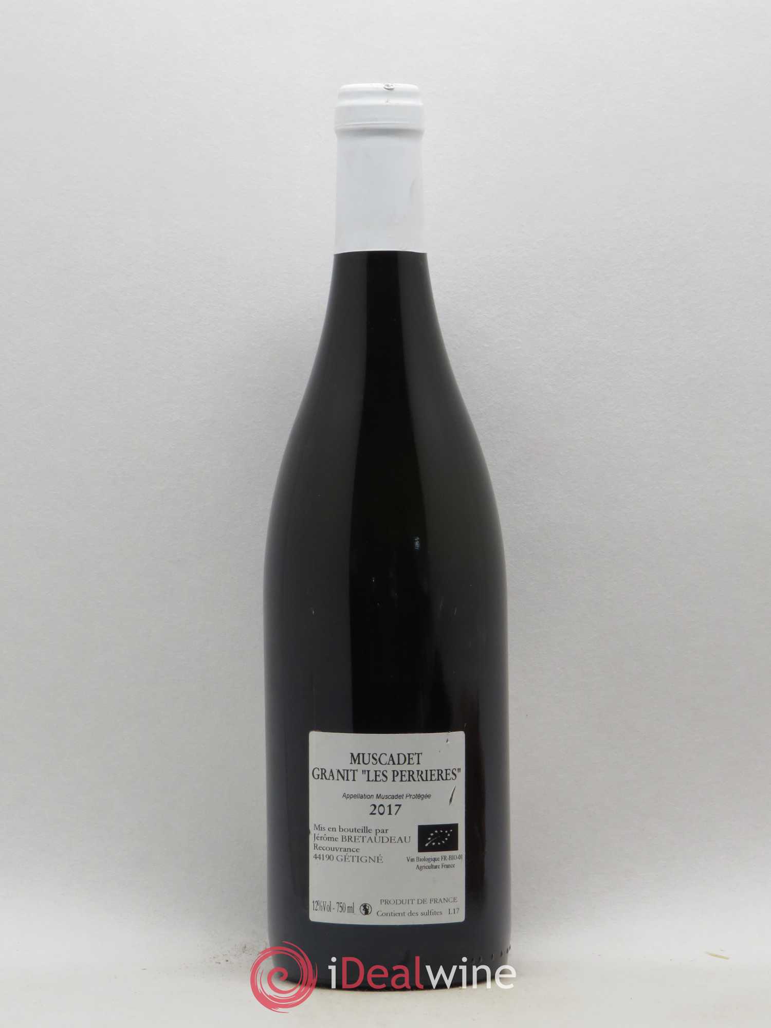 Muscadet-Sèvre-et-Maine Granite Clos des Perrières Jérôme Bretaudeau - Domaine de Bellevue (sans prix de réserve) 2017 - Lot de 1 bouteille - 1