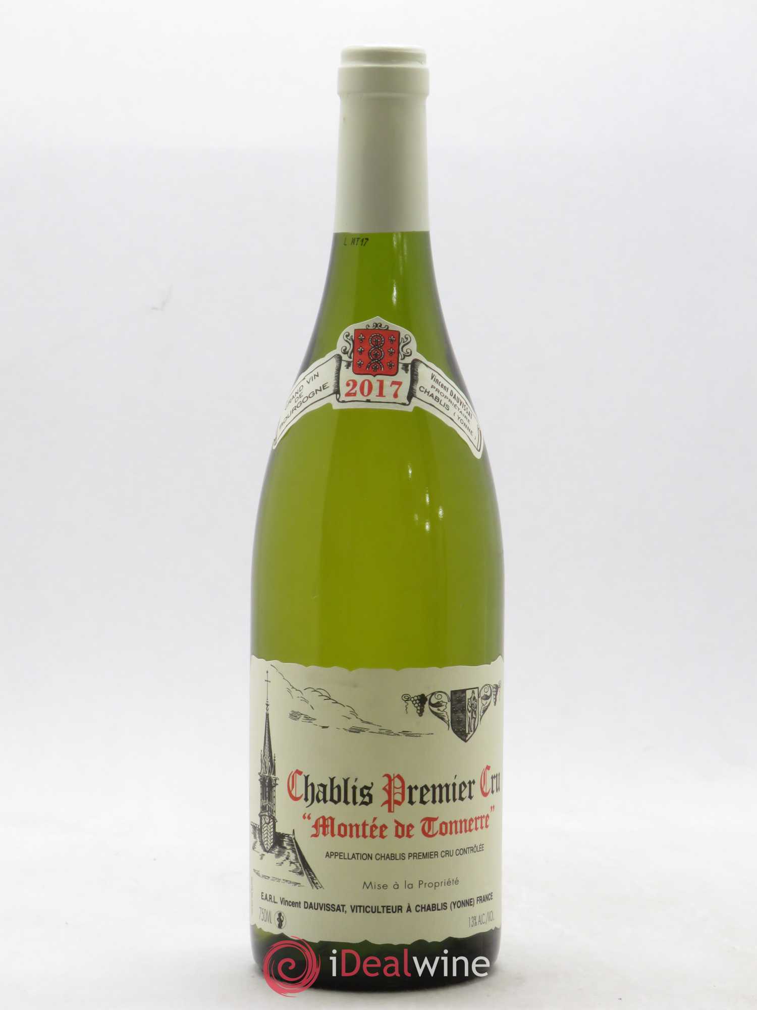 Chablis 1er Cru Montée de Tonnerre Vincent Dauvissat (Domaine) (sans prix de réserve) 2017 - Lot de 1 bouteille - 0