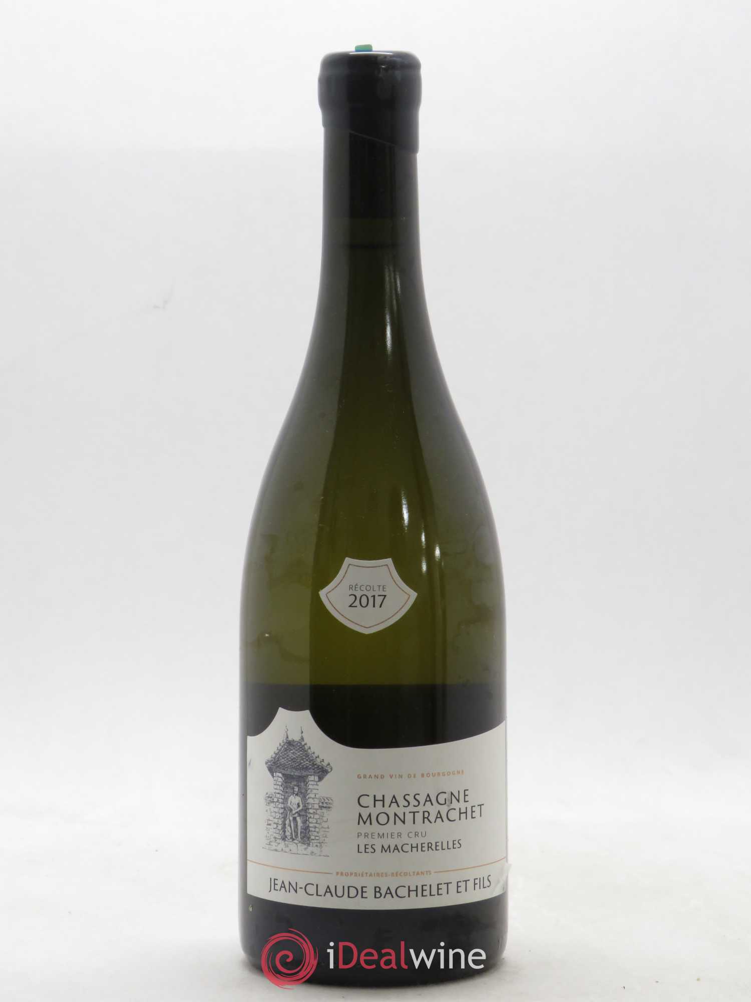 Chassagne-Montrachet 1er Cru Les Macherelles JC Bachelet 2017 - Posten von 1 Flasche - 0