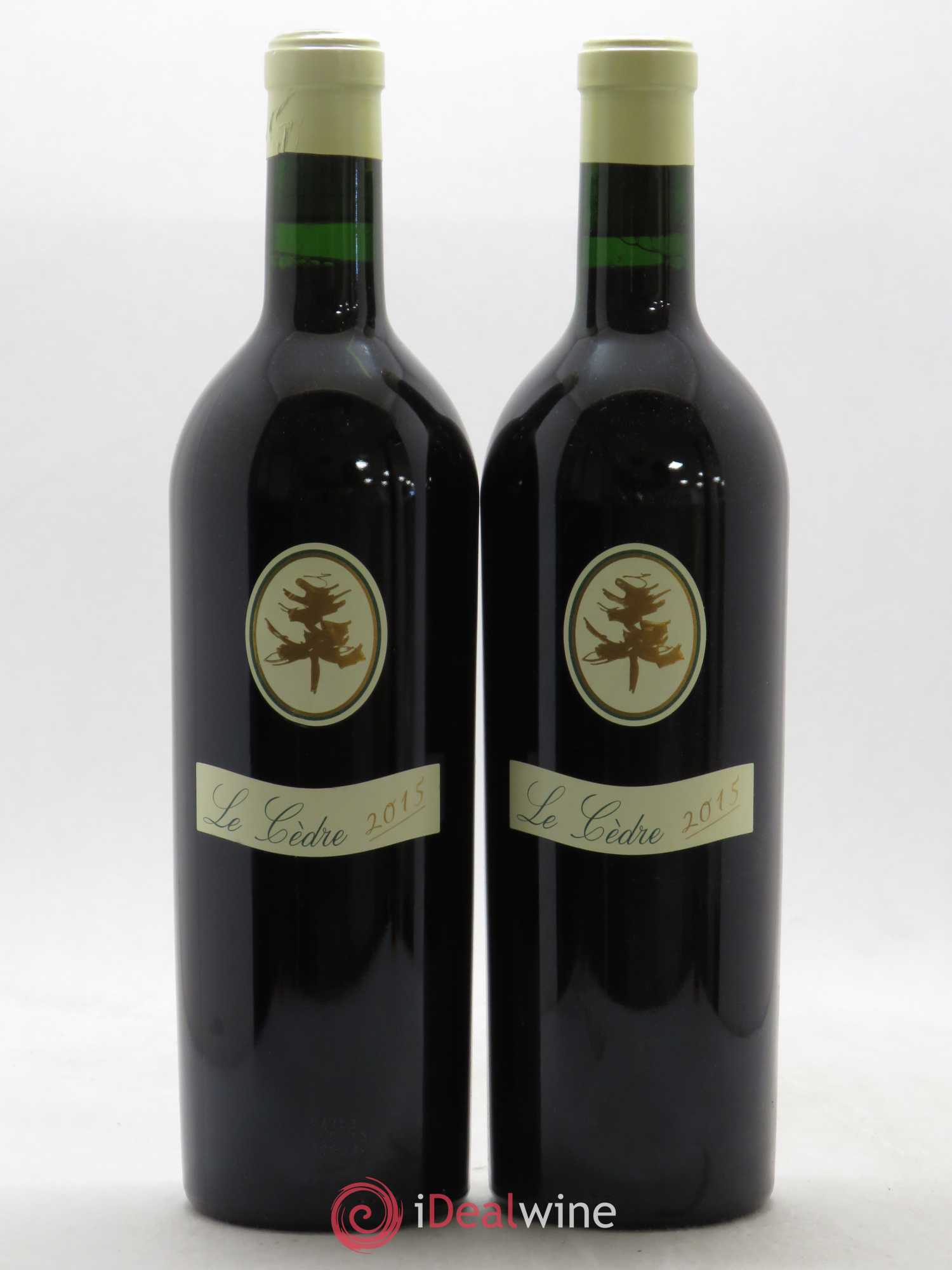 Cahors Château du Cèdre Cuvée Le Cèdre Pascal et Jean-Marc Verhaeghe 2015 - Lot de 2 bouteilles - 0