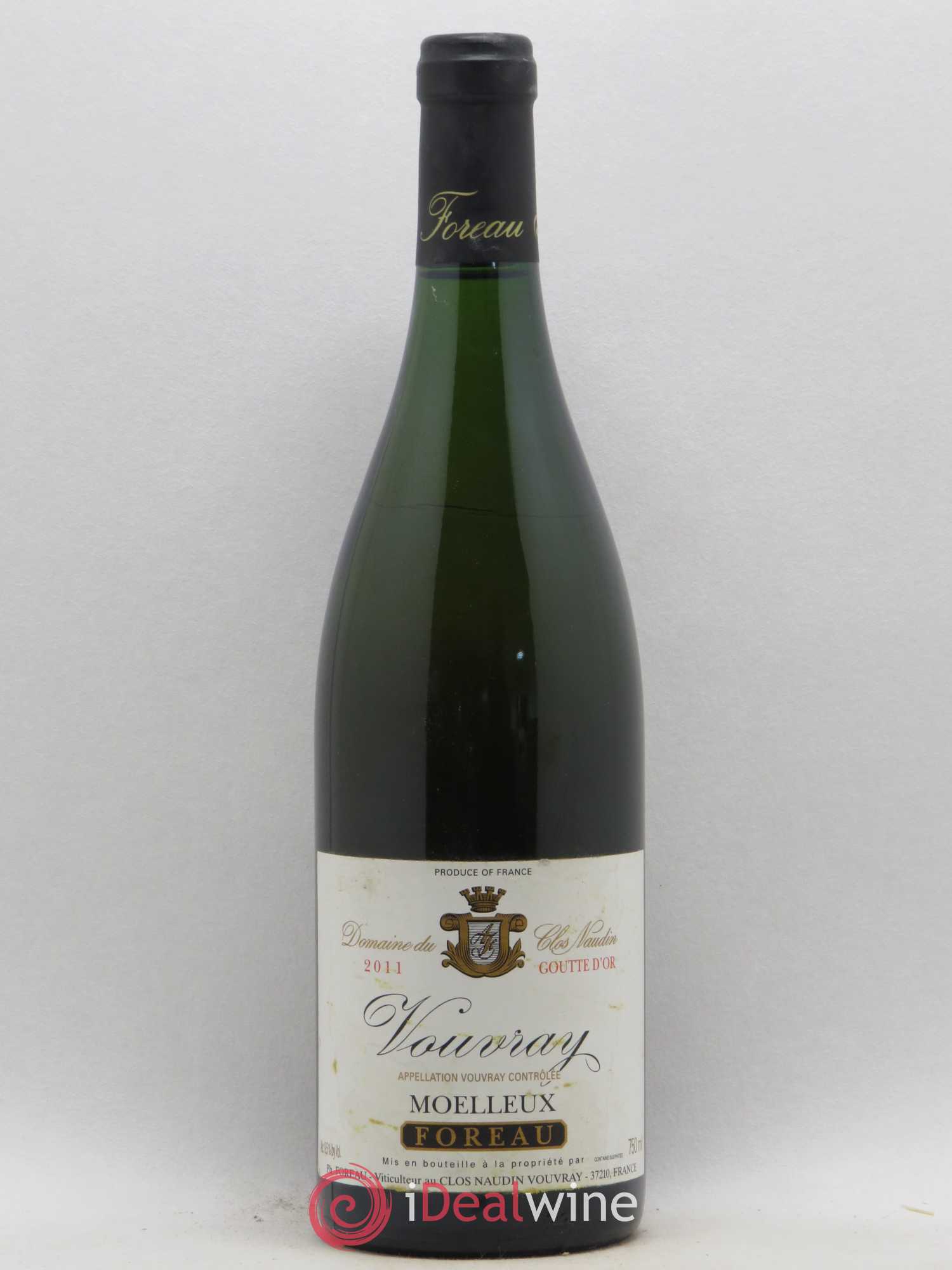 Vouvray Goutte d'Or Clos Naudin - Philippe Foreau (senza prezzo di riserva) 2011 - Lotto di 1 bottiglia - 0