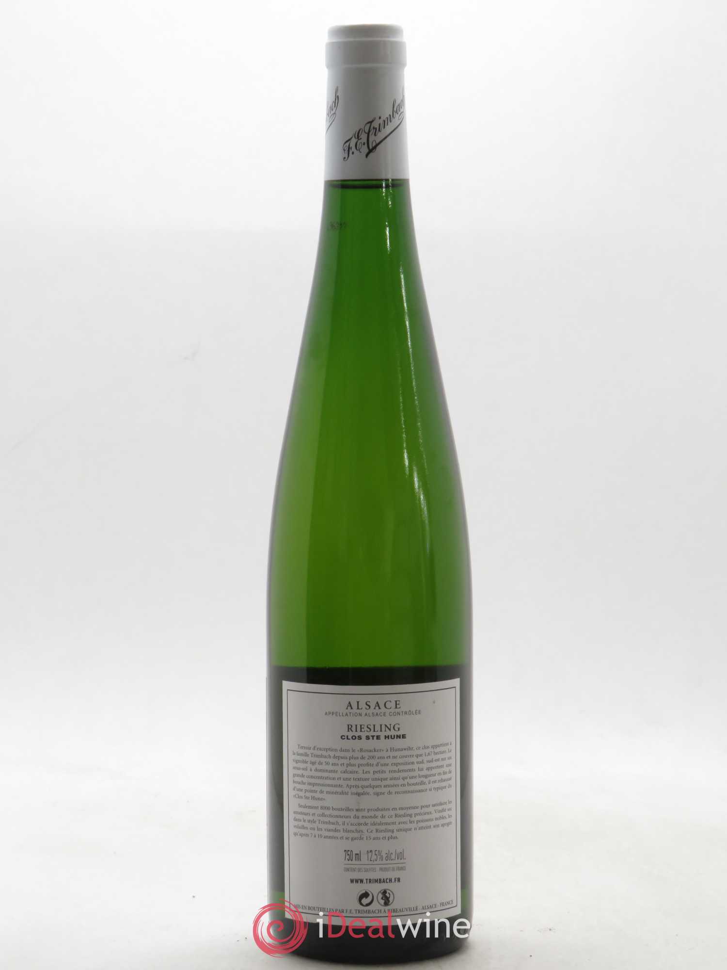Alsace Riesling Clos Sainte-Hune Trimbach (Domaine) 2013 - Lot de 1 bouteille - 1