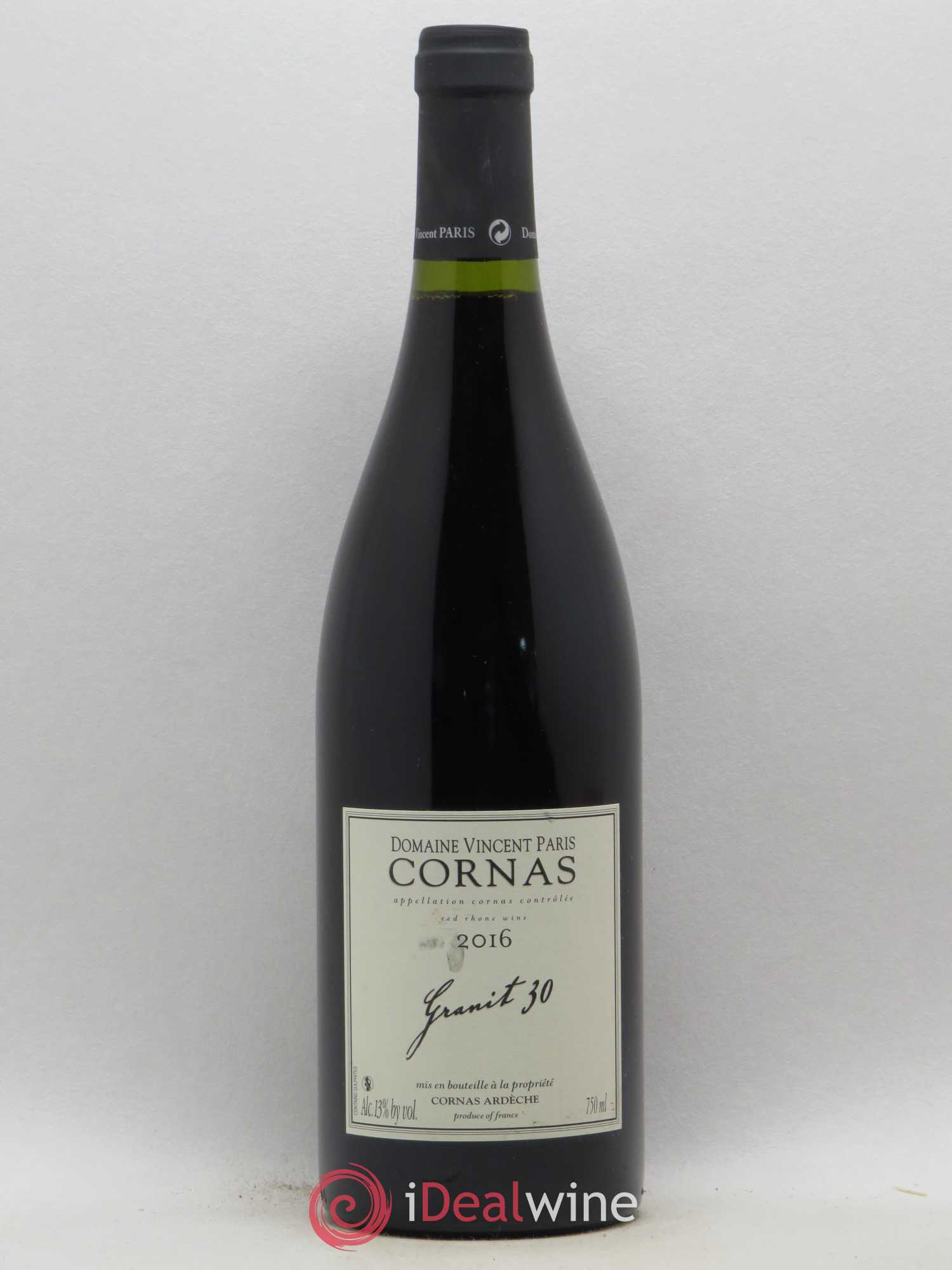 Cornas Granit 30 Vincent Paris 2016 - Lot de 1 bouteille - 0