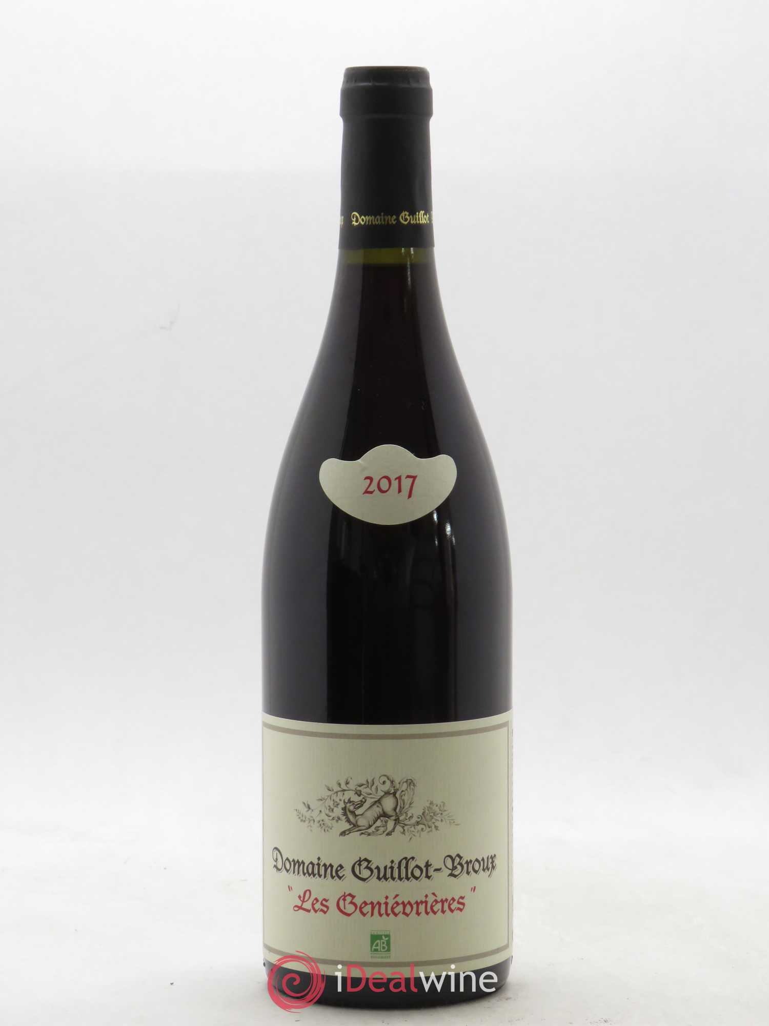 Bourgogne Les Genevrières Guillot-Broux (Domaine) 2017 - Lot de 1 bouteille - 0