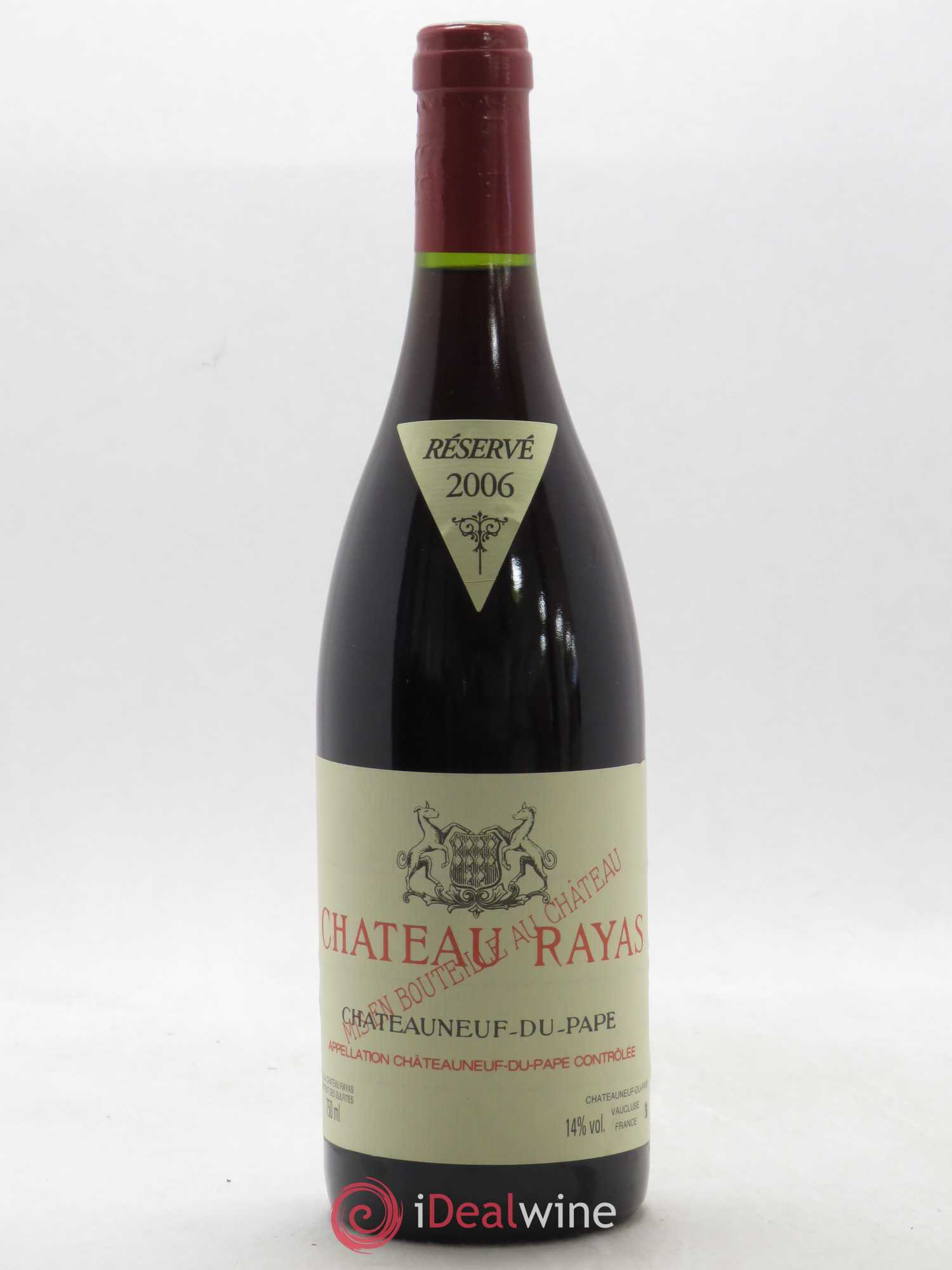 Châteauneuf-du-Pape Château Rayas Emmanuel Reynaud 2006 - Lot de 1 bouteille - 0