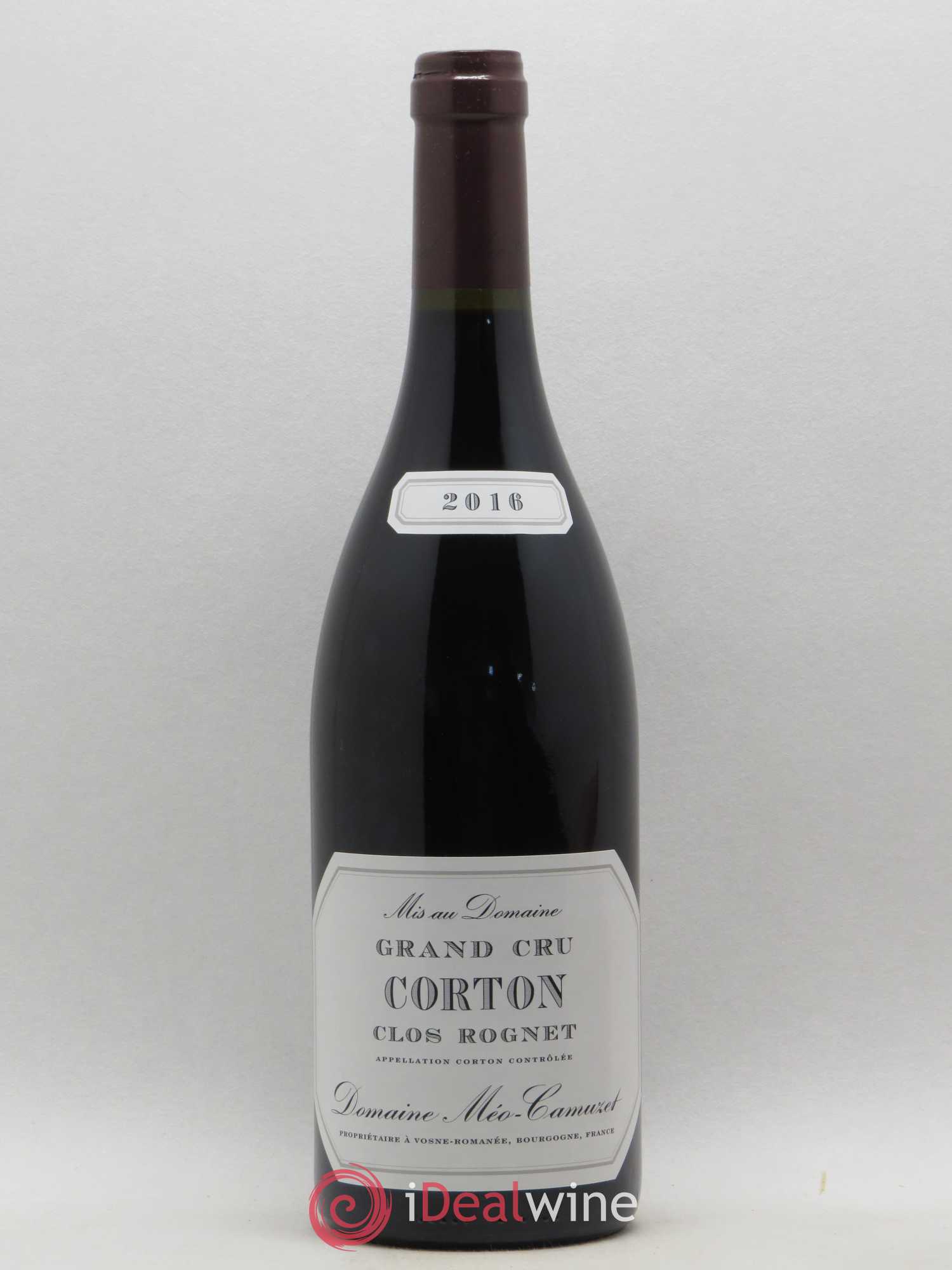 Corton Grand Cru Clos Rognet Méo-Camuzet (Domaine) 2016 - Lot de 1 bouteille - 0