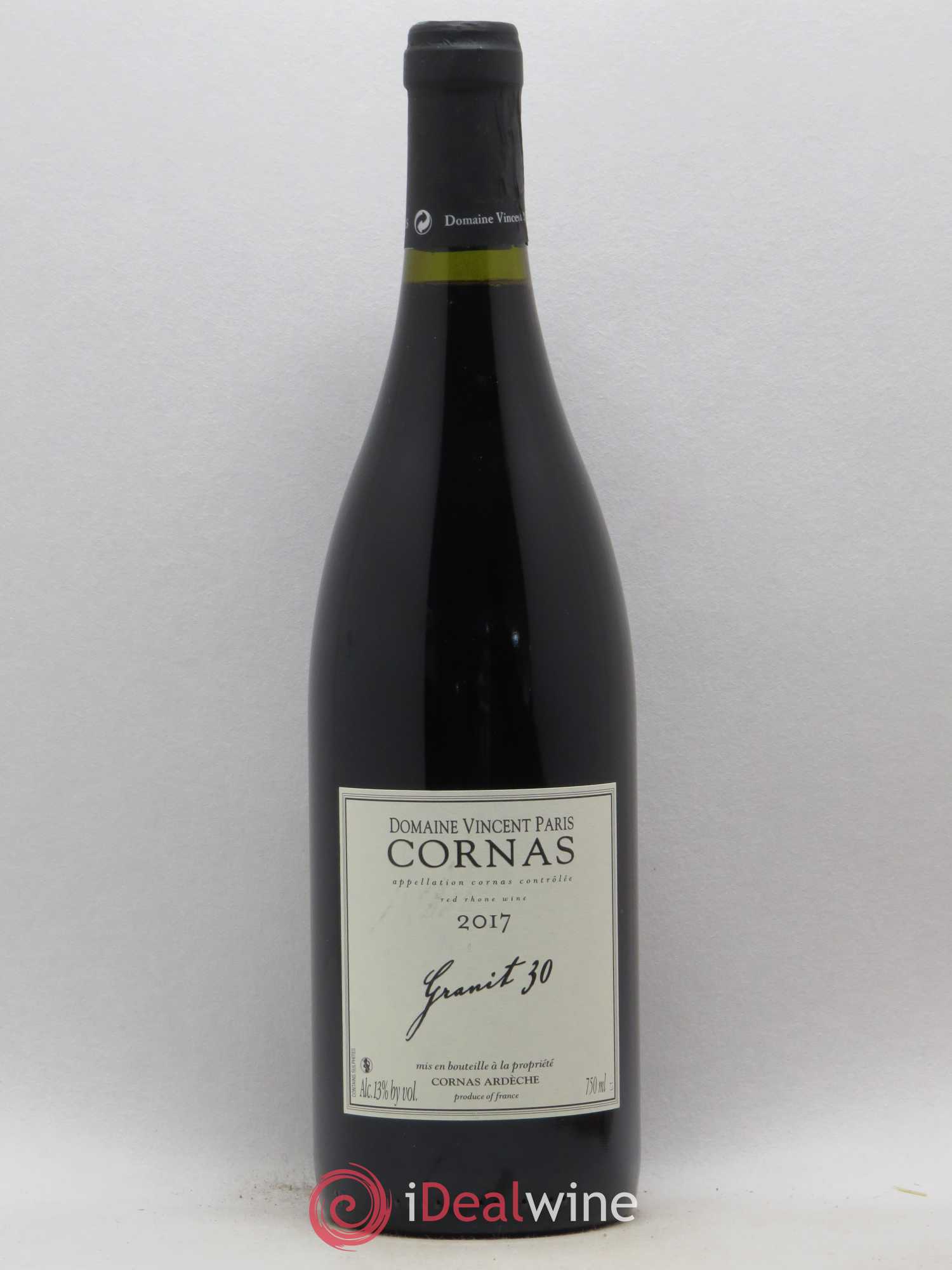 Cornas Granit 30 Vincent Paris 2017 - Lot de 1 bouteille - 0