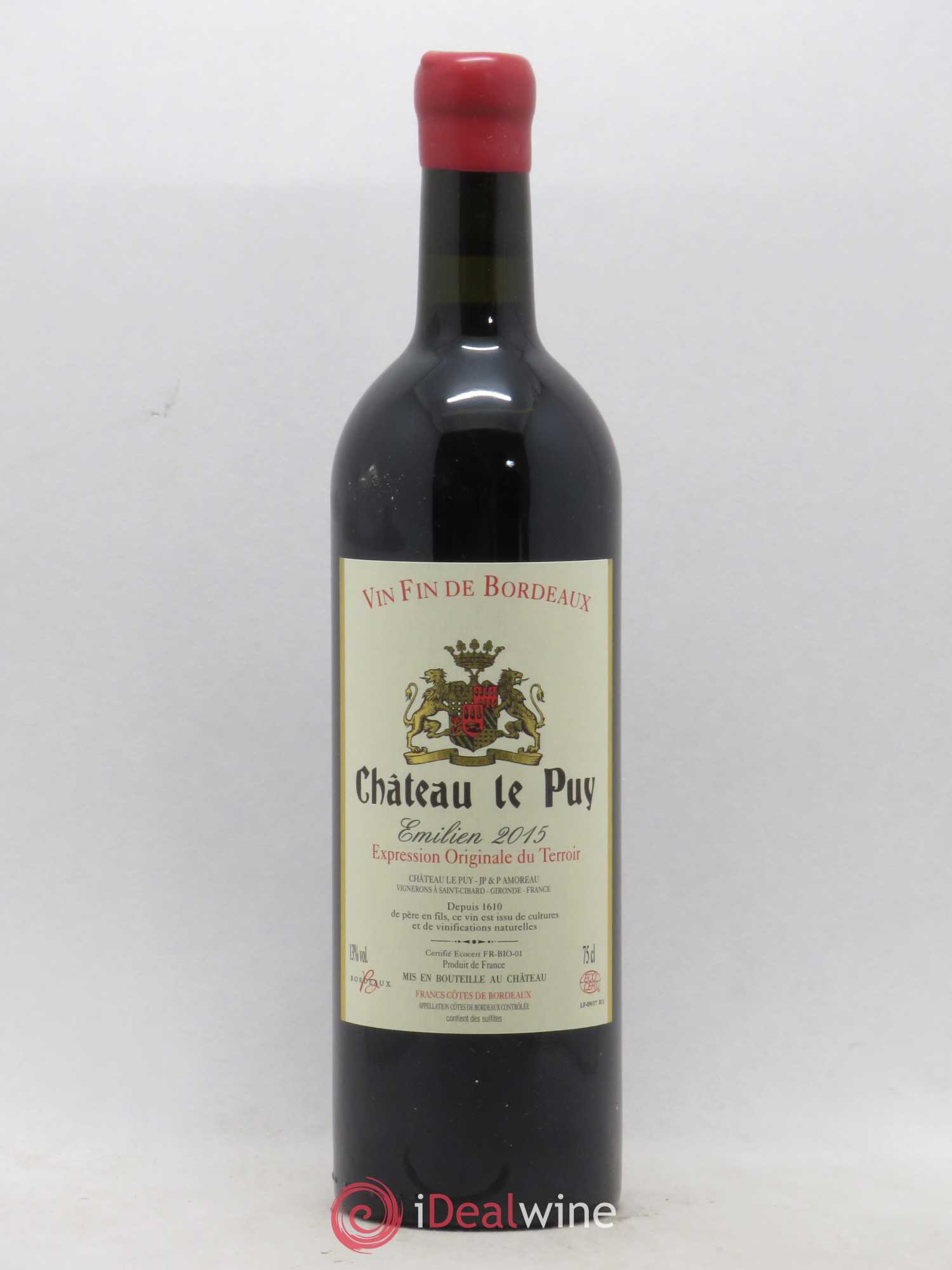 Le Puy - Cuvée Emilien 2015 - Lot de 1 bouteille - 0