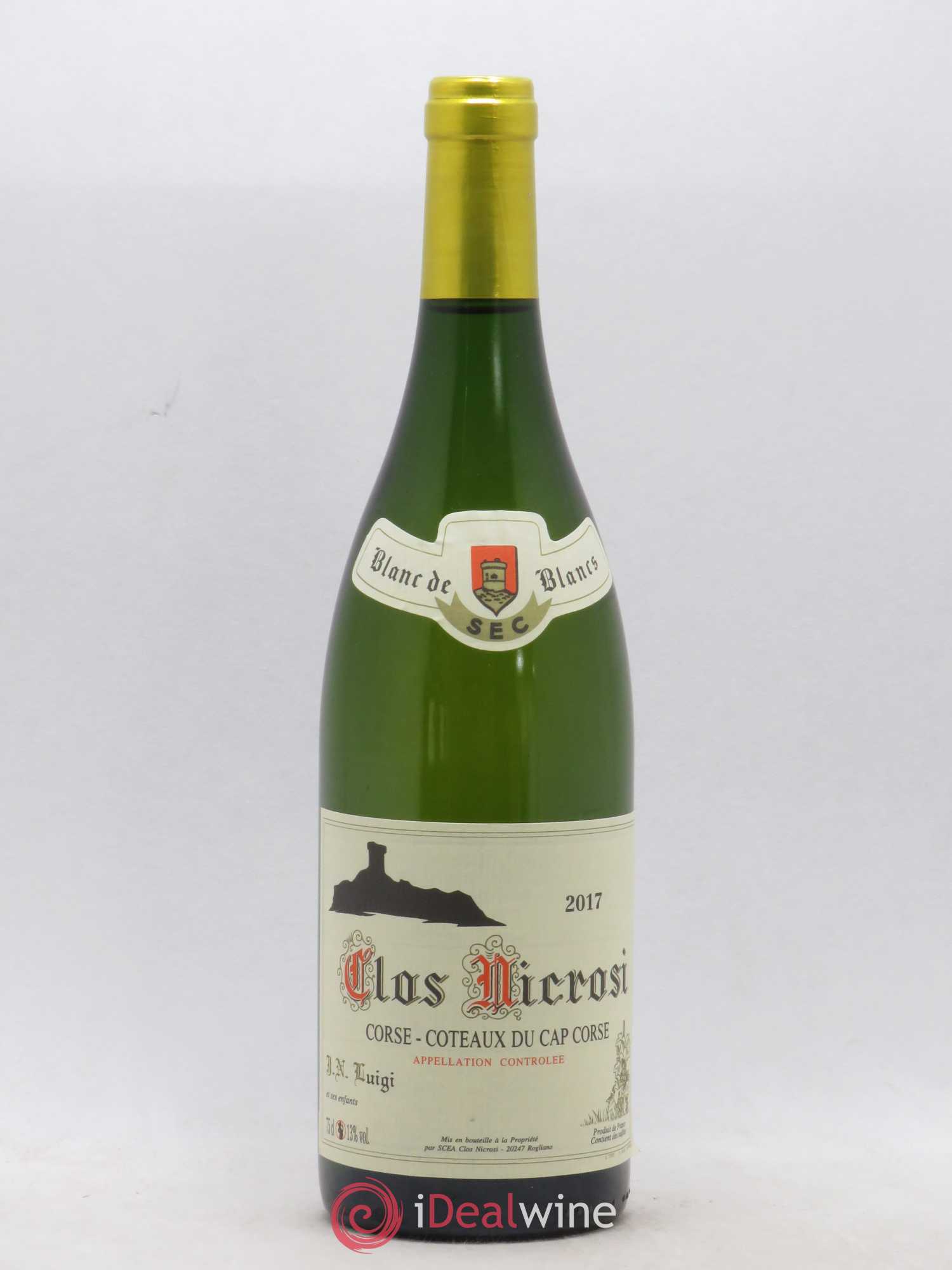 Vin de Corse Côteaux du Cap Corse Clos Nicrosi Sec (sans prix de réserve) 2017 - Posten von 1 Flasche - 0