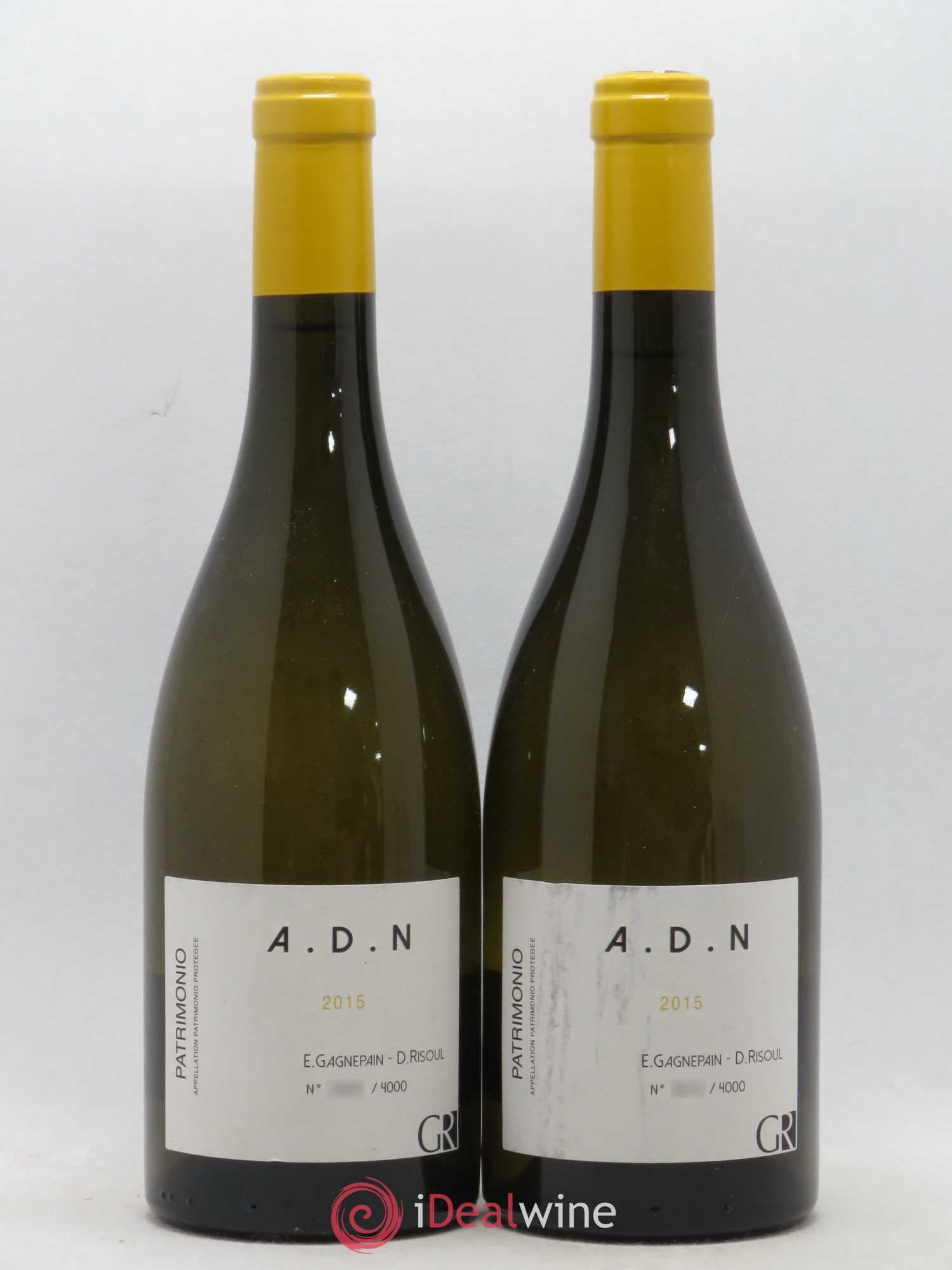 Patrimonio A.D.N. E.Gagnepain D. Risoul (sans prix de réserve) 2015 - Posten von 2 Flaschen - 0
