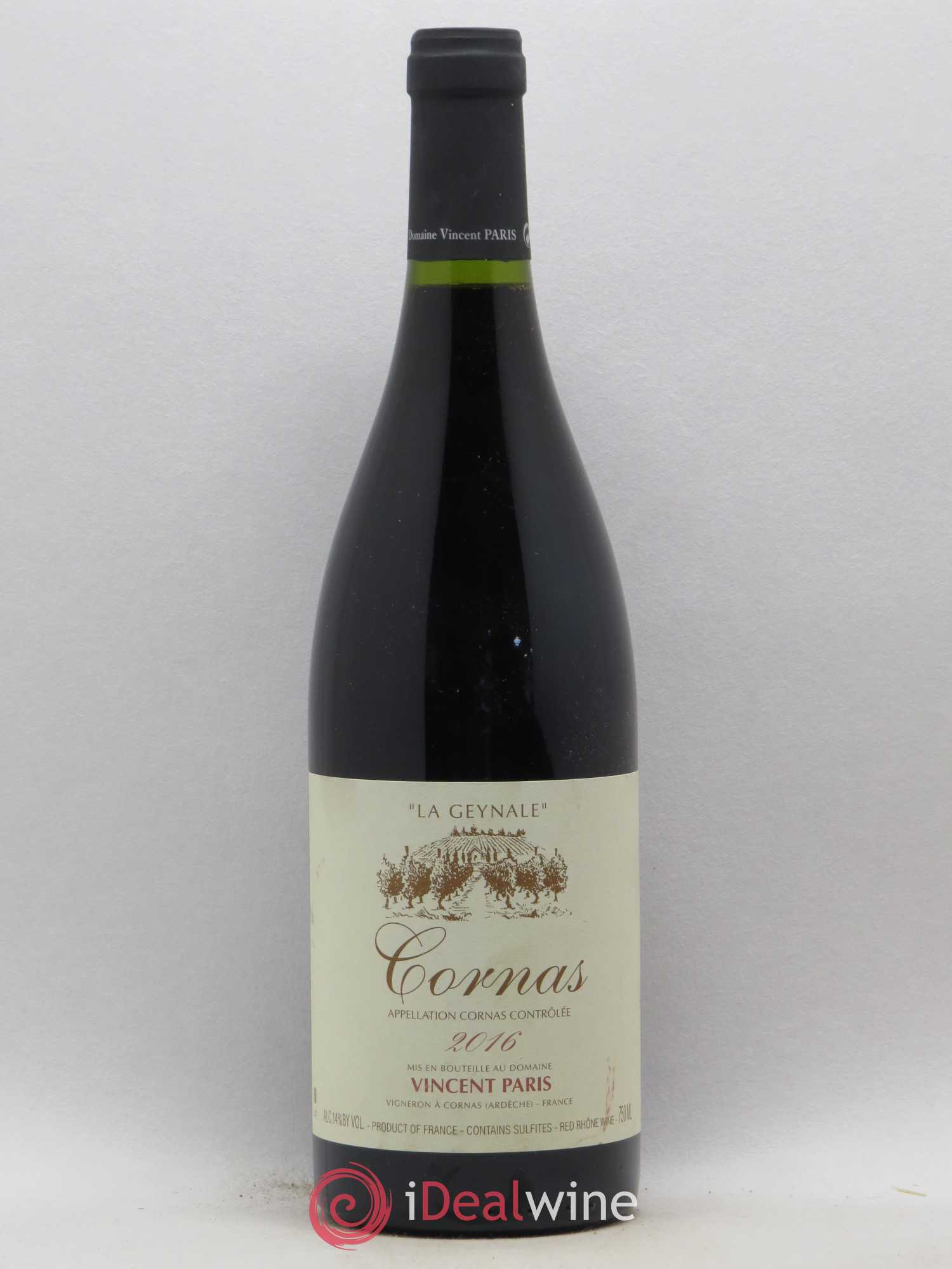 Cornas La Geynale Vincent Paris (sans prix de réserve) 2016 - Lot de 1 bouteille - 0