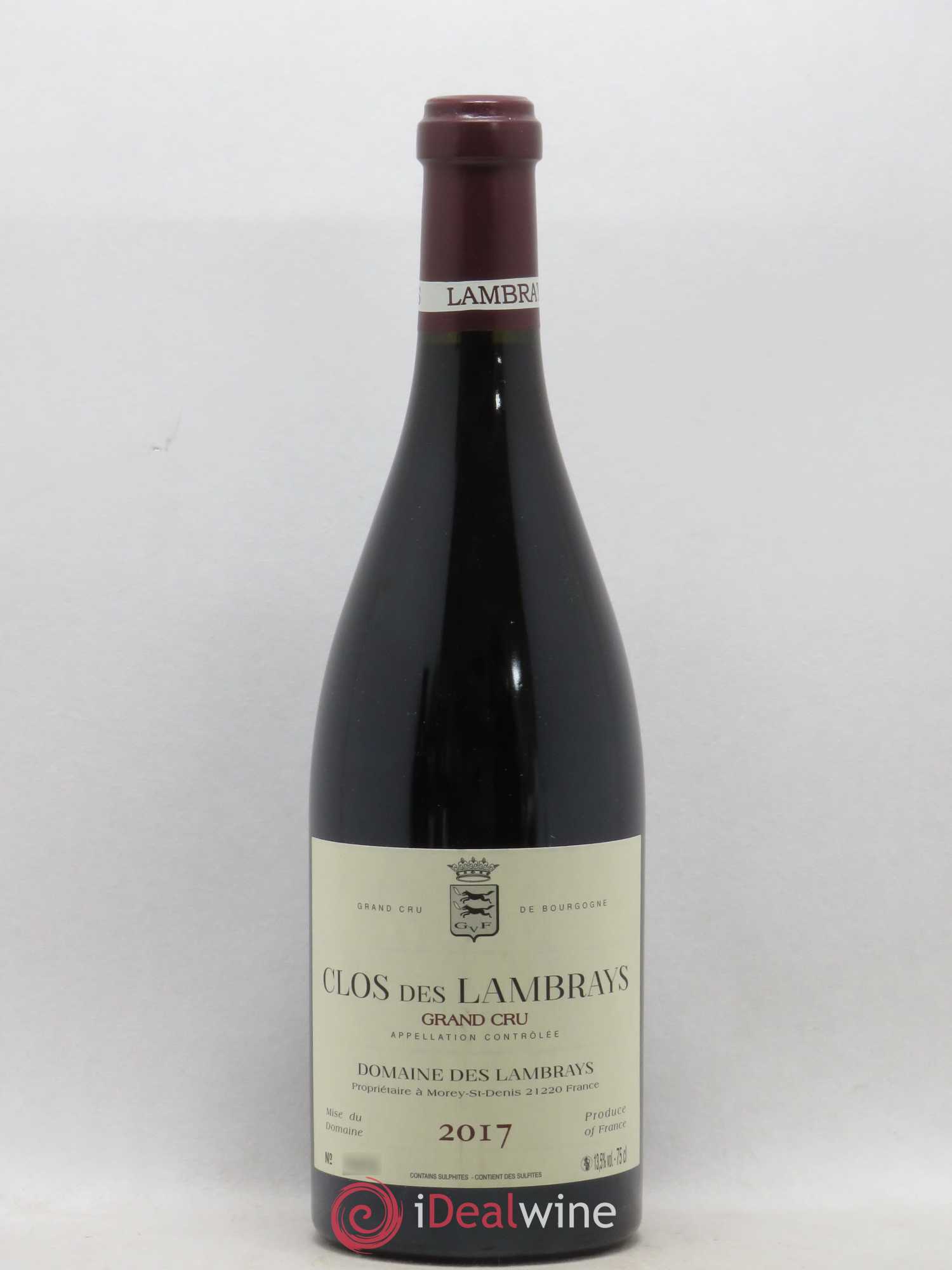 Clos des Lambrays Grand Cru Domaine des Lambrays 2017 - Lot de 1 bouteille - 0
