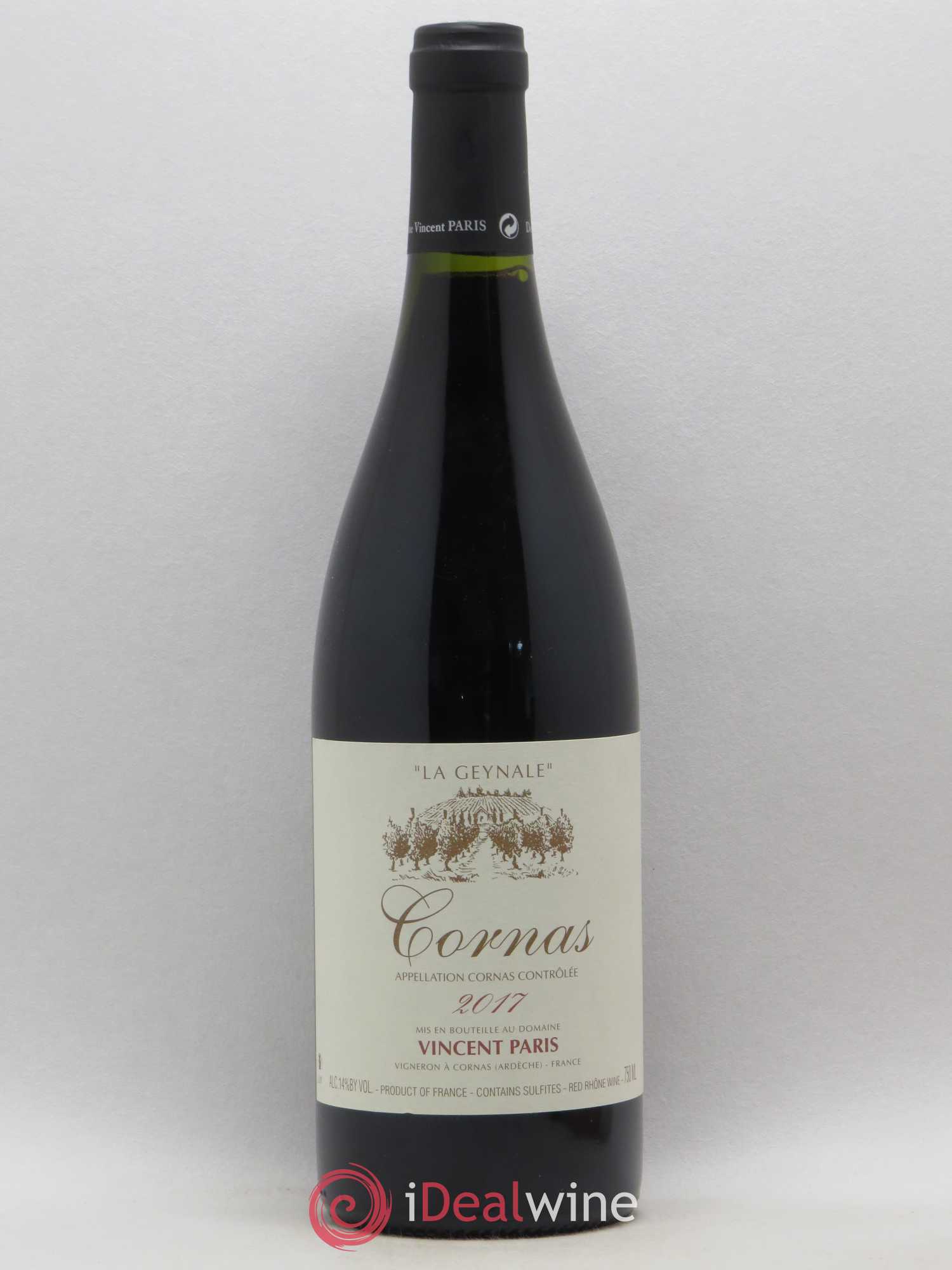 Cornas La Geynale Vincent Paris 2017 - Lot de 1 bouteille - 0