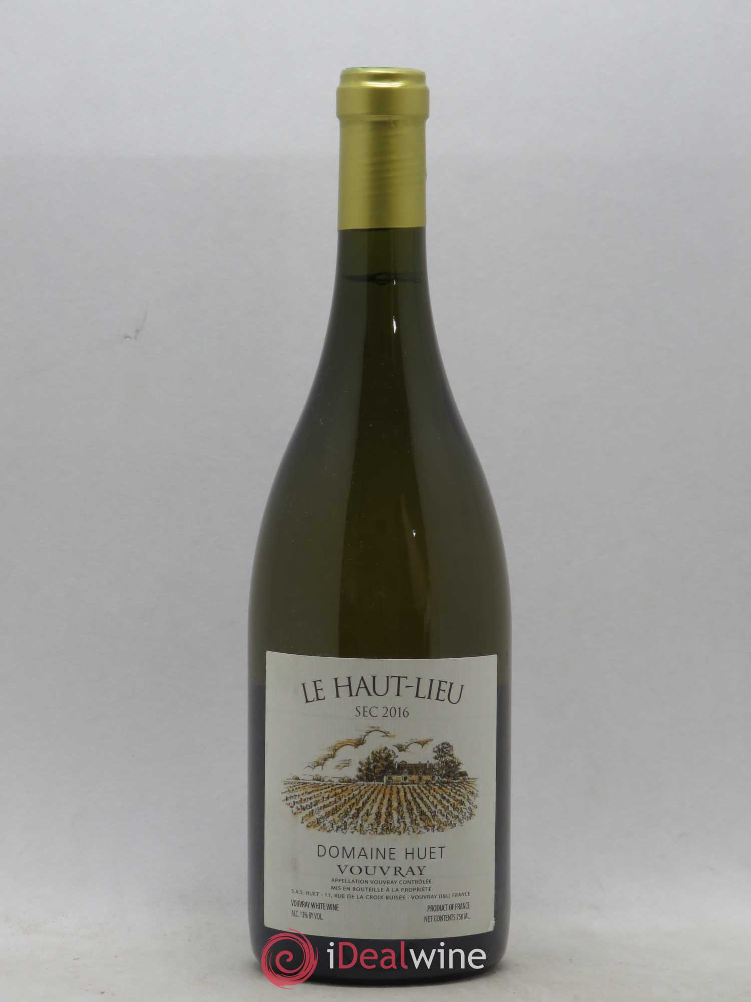 Vouvray Le Haut-Lieu Sec Domaine Huet 2016 - Lot de 1 bouteille - 0