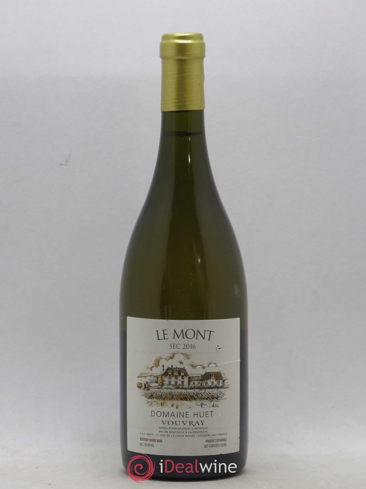 Vouvray Le Mont Sec Domaine Huet 2016 - Posten von 1 Flasche - 0