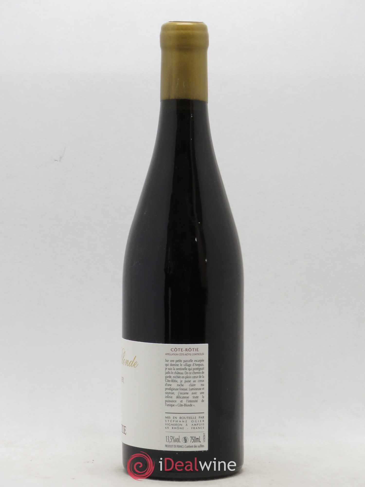 Côte-Rôtie Côte Blonde Stéphane Ogier 2015 - Lot de 1 bouteille - 1