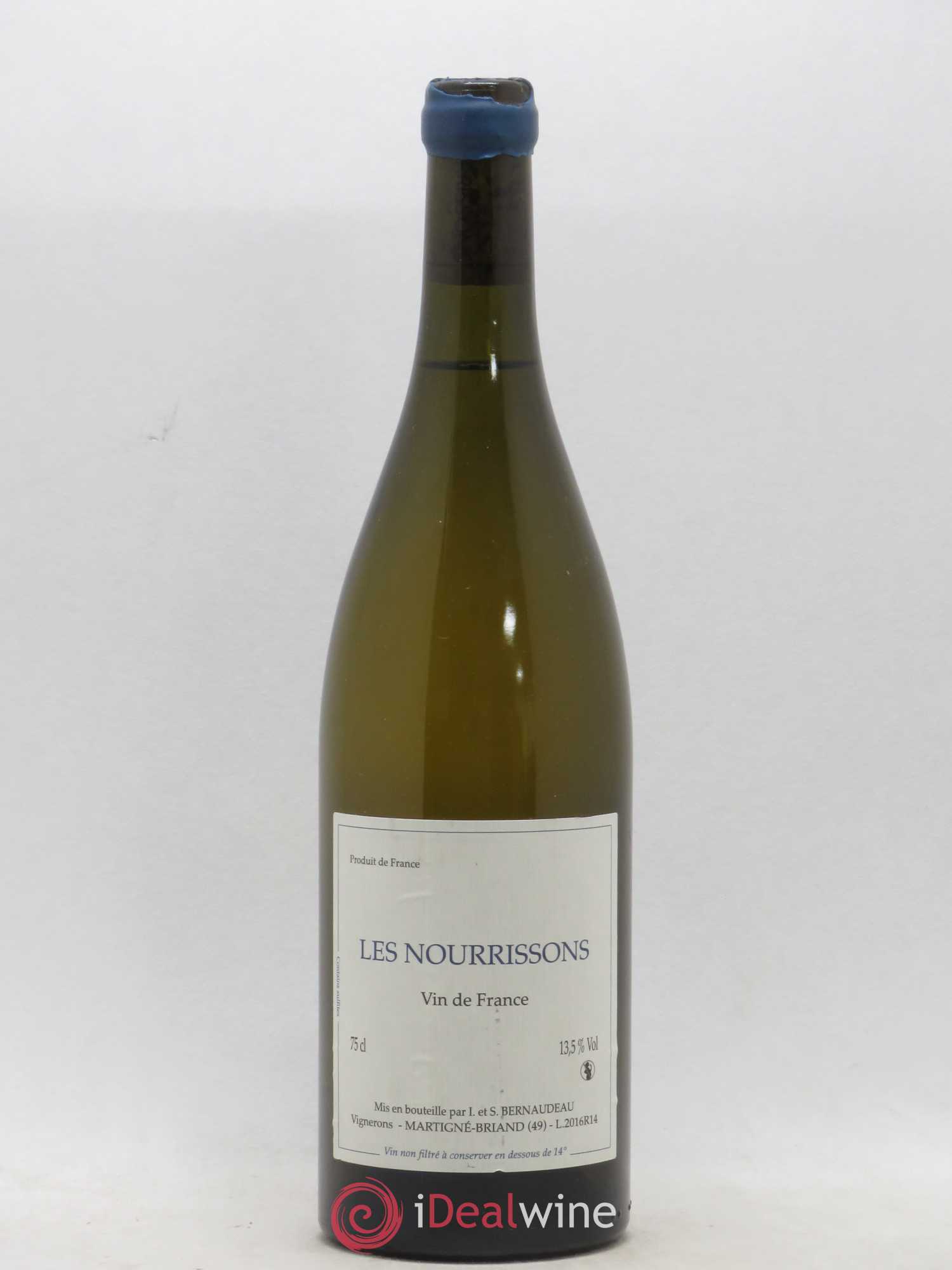 Vin de France Les Nourrissons Stéphane Bernaudeau 2016 - Lot de 1 bouteille - 0