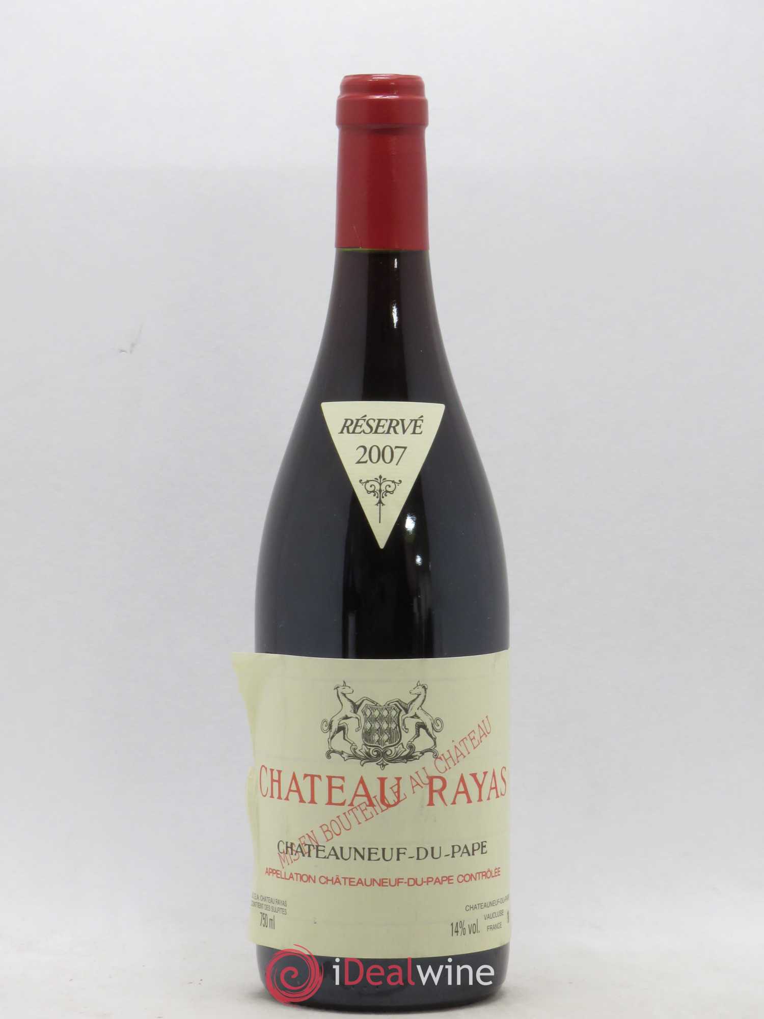Châteauneuf-du-Pape Château Rayas Emmanuel Reynaud 2007 - Lot de 1 bouteille - 0