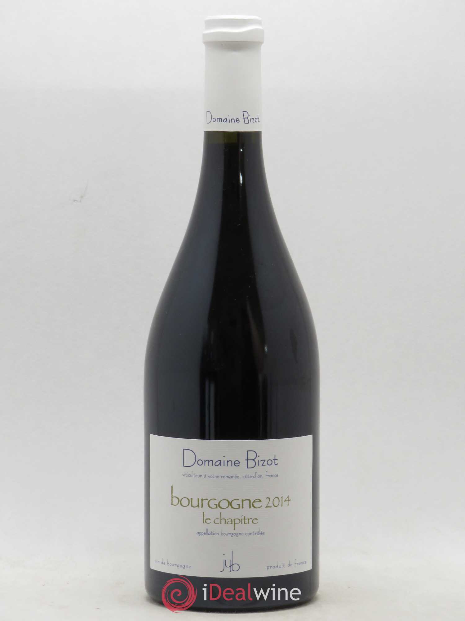 Bourgogne Le Chapitre Bizot (Domaine) 2014 - Lot de 1 bouteille - 0