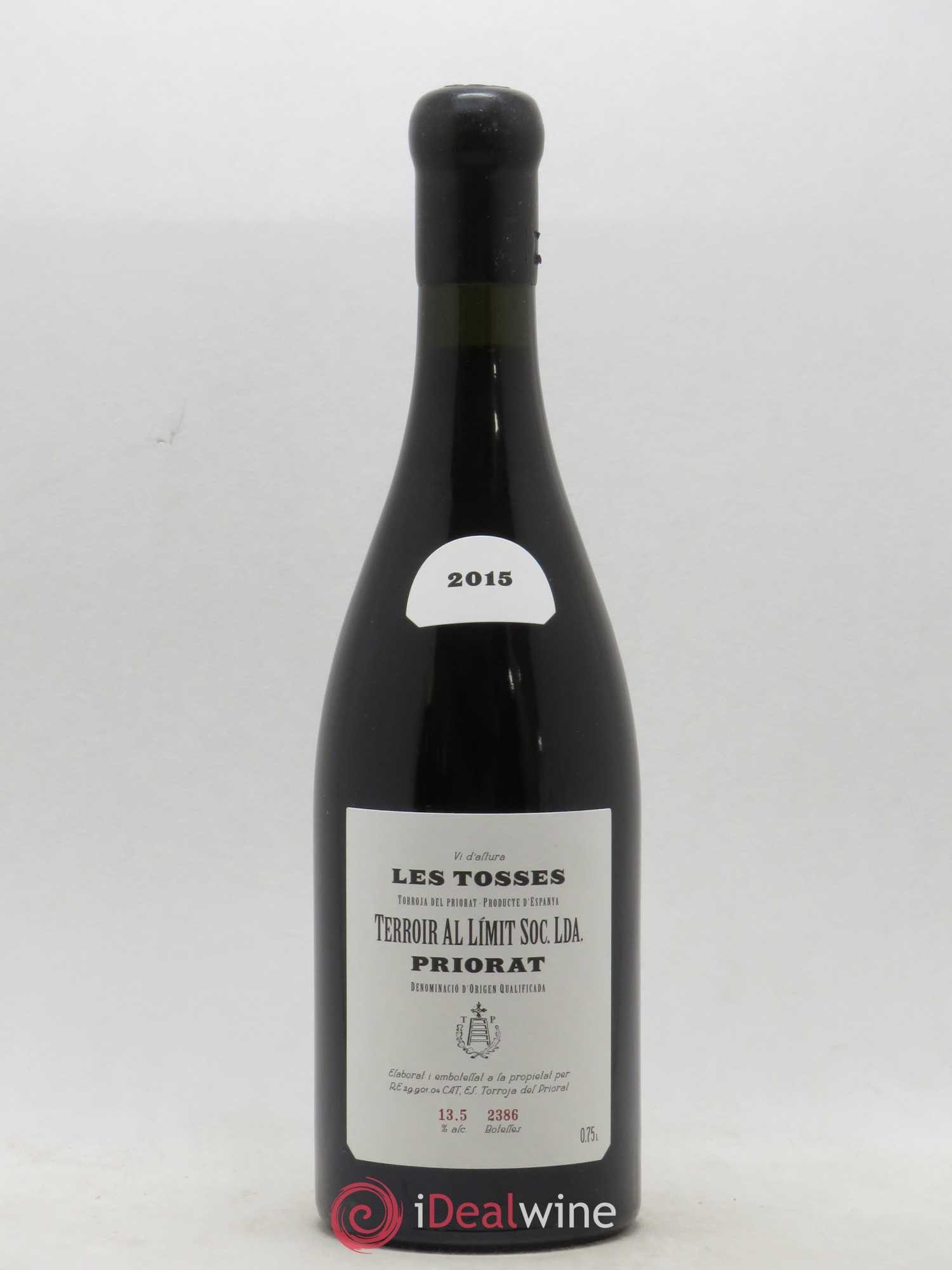 Priorat Terroir Al Limit Les Tosses Dominik Hubert 2015 - Lot de 1 bouteille - 0