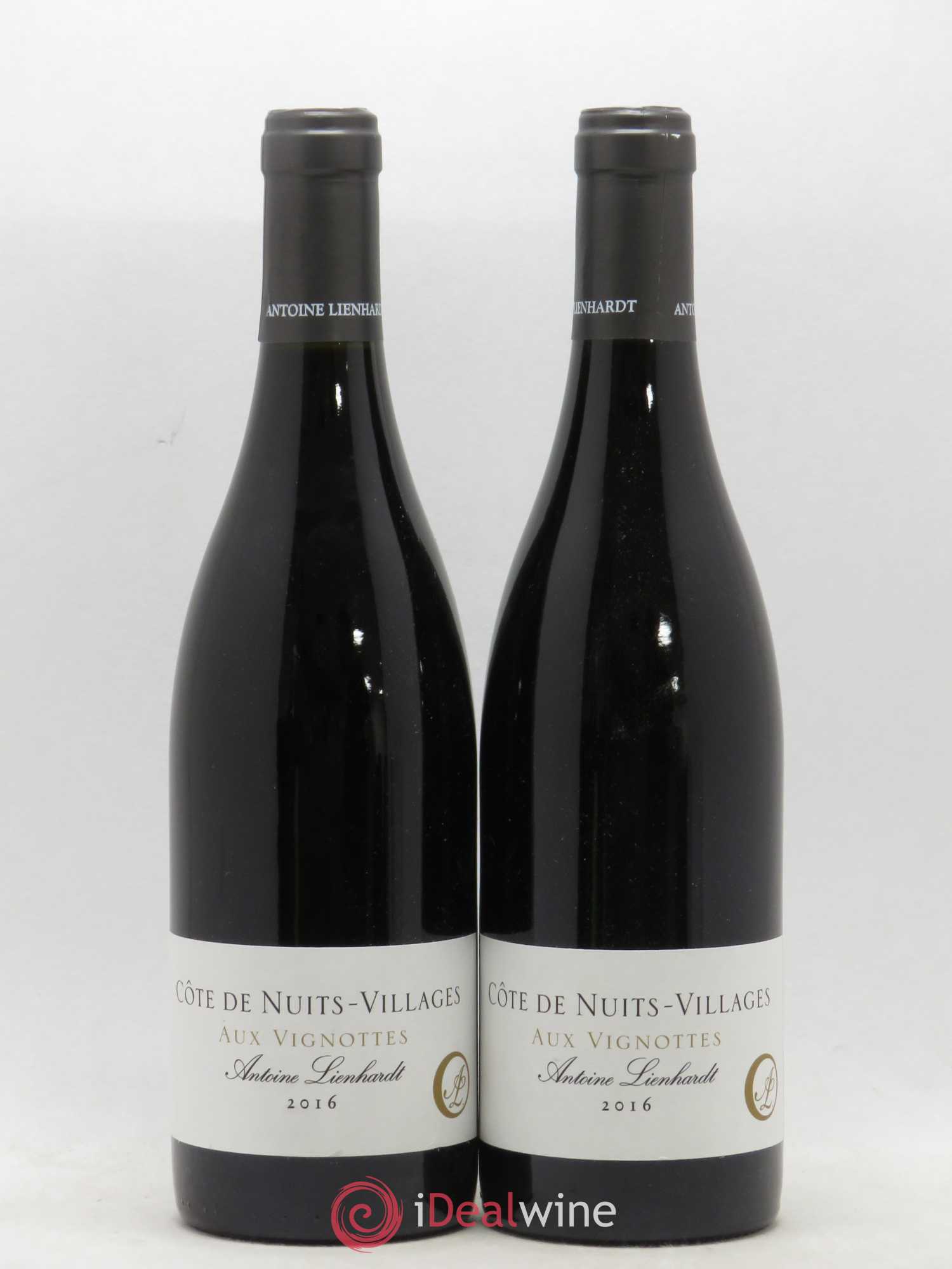 Côte de Nuits-Villages Aux Vignottes Antoine Lienhardt 2016 - Posten von 2 Flaschen - 0