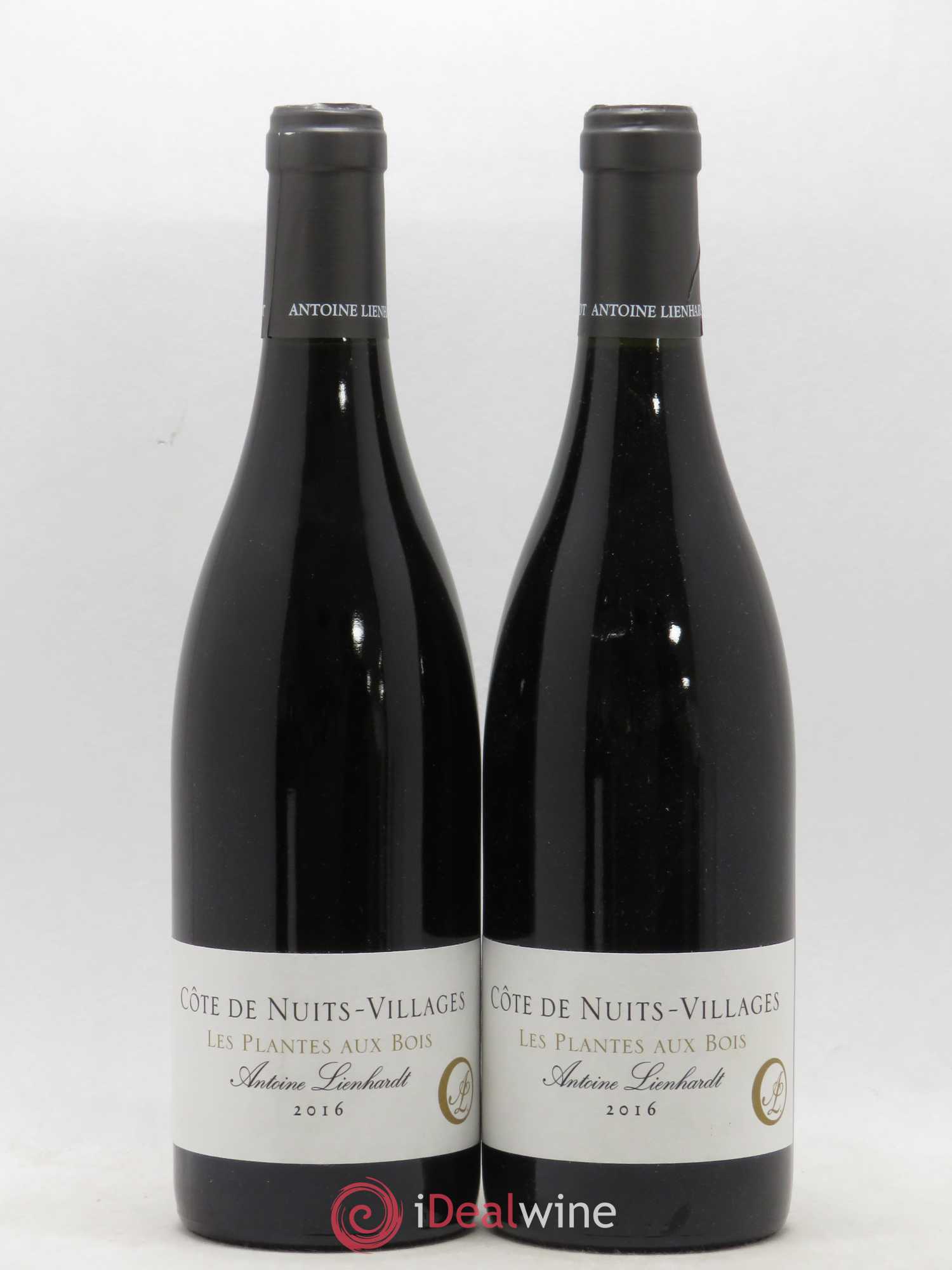 Côte de Nuits-Villages Plante aux Bois Antoine Lienhardt 2016 - Posten von 2 Flaschen - 0