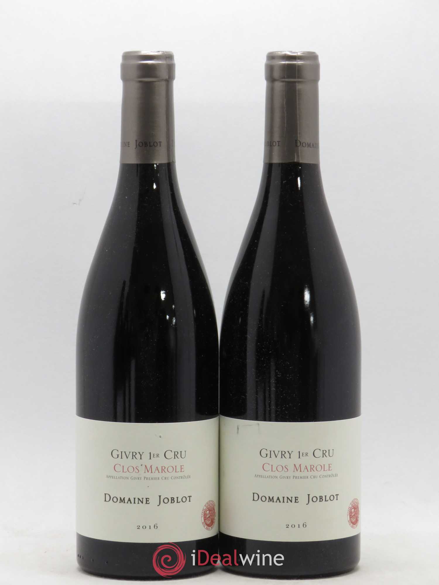 Givry 1er Cru Clos Marole Joblot (Domaine) 2016 - Lot de 2 bouteilles - 0