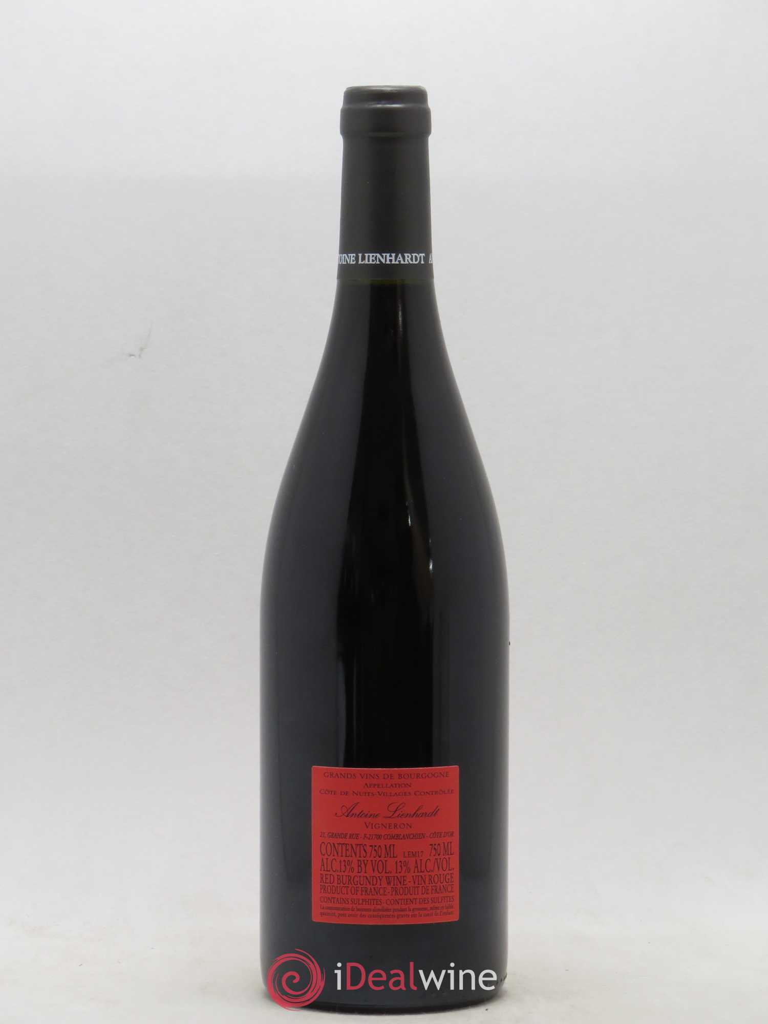 Côte de Nuits-Villages Emphase Antoine Lienhardt 2017 - Lot de 1 bouteille - 1